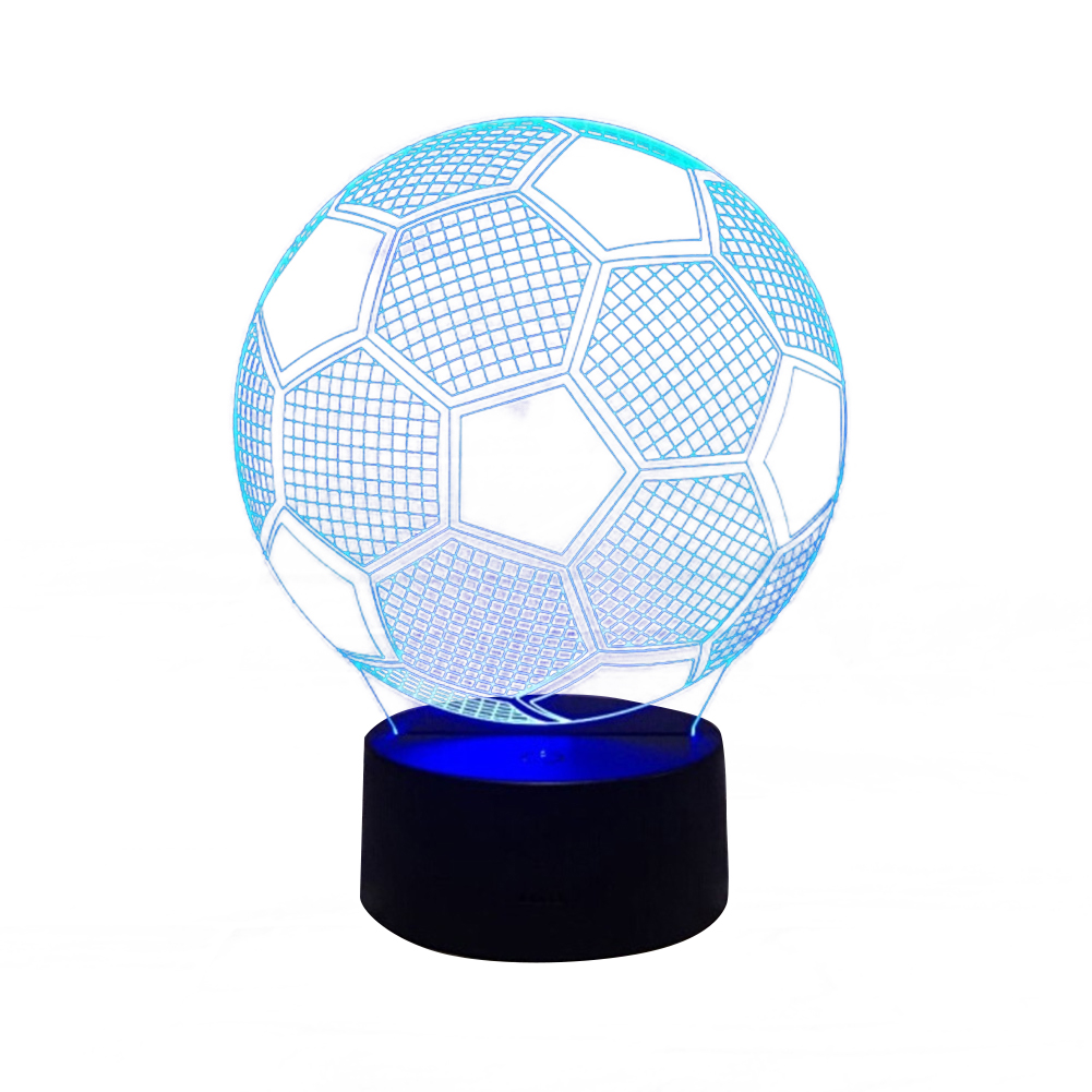 3d-touch-nachtlicht In Form Eines Fußballs, Usb-led, Geschenk