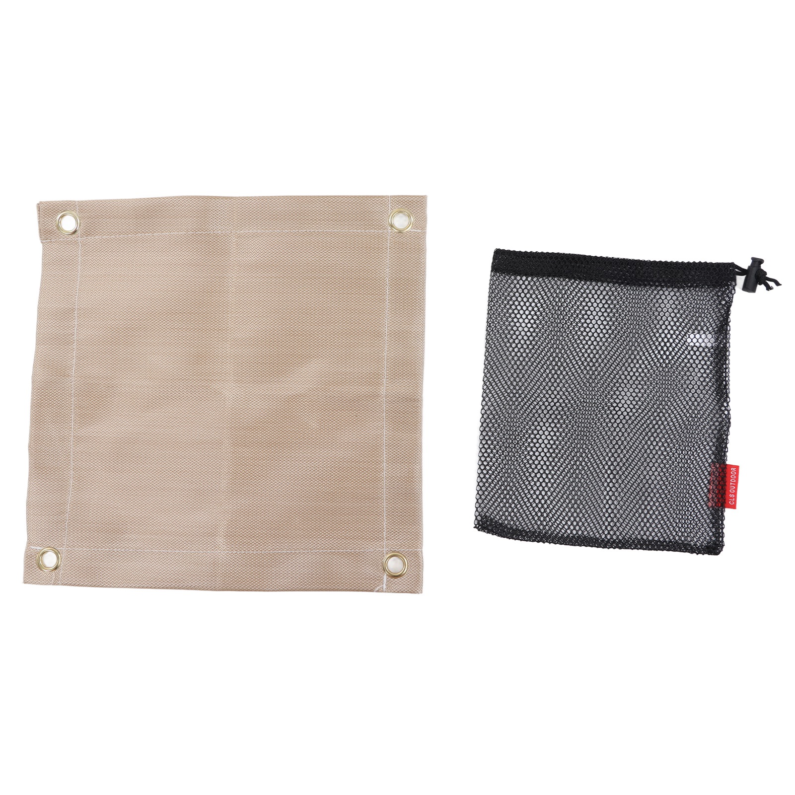 Feuerhemmende Fiberglasmatte, Hitzebeständig, Für Außenkamine, Grillzubehör, Camping Und Picknicks, Mini-größe 30 X 30 Cm / 11,81 X 11,81 Zoll