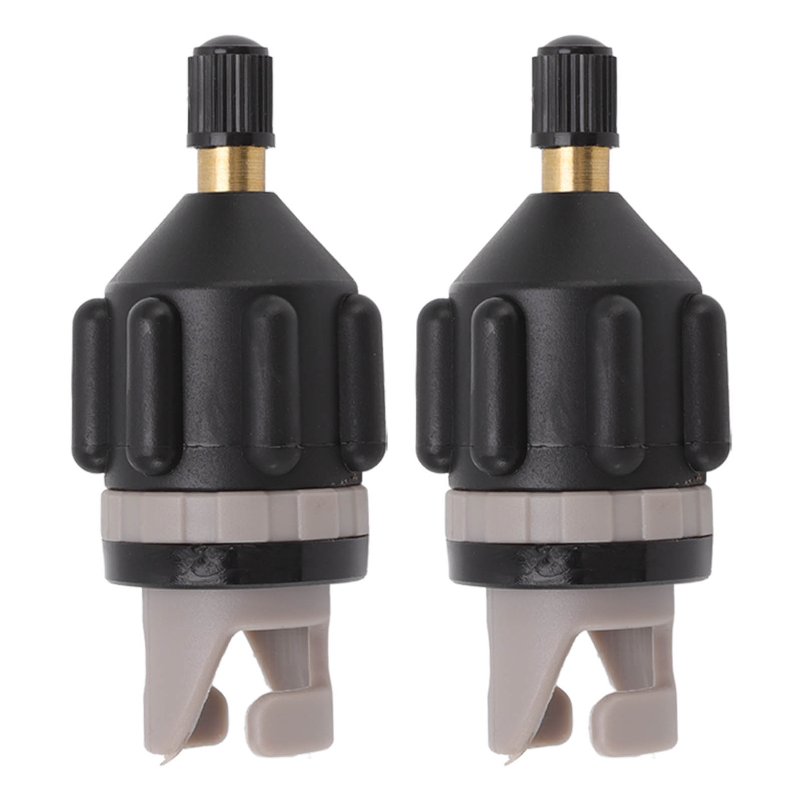 Set Mit 2 Aufblasadaptern Für Luftpumpe, Düse Für Paddel, Kajak, Sturmboot, Autopumpe (schwarz).
