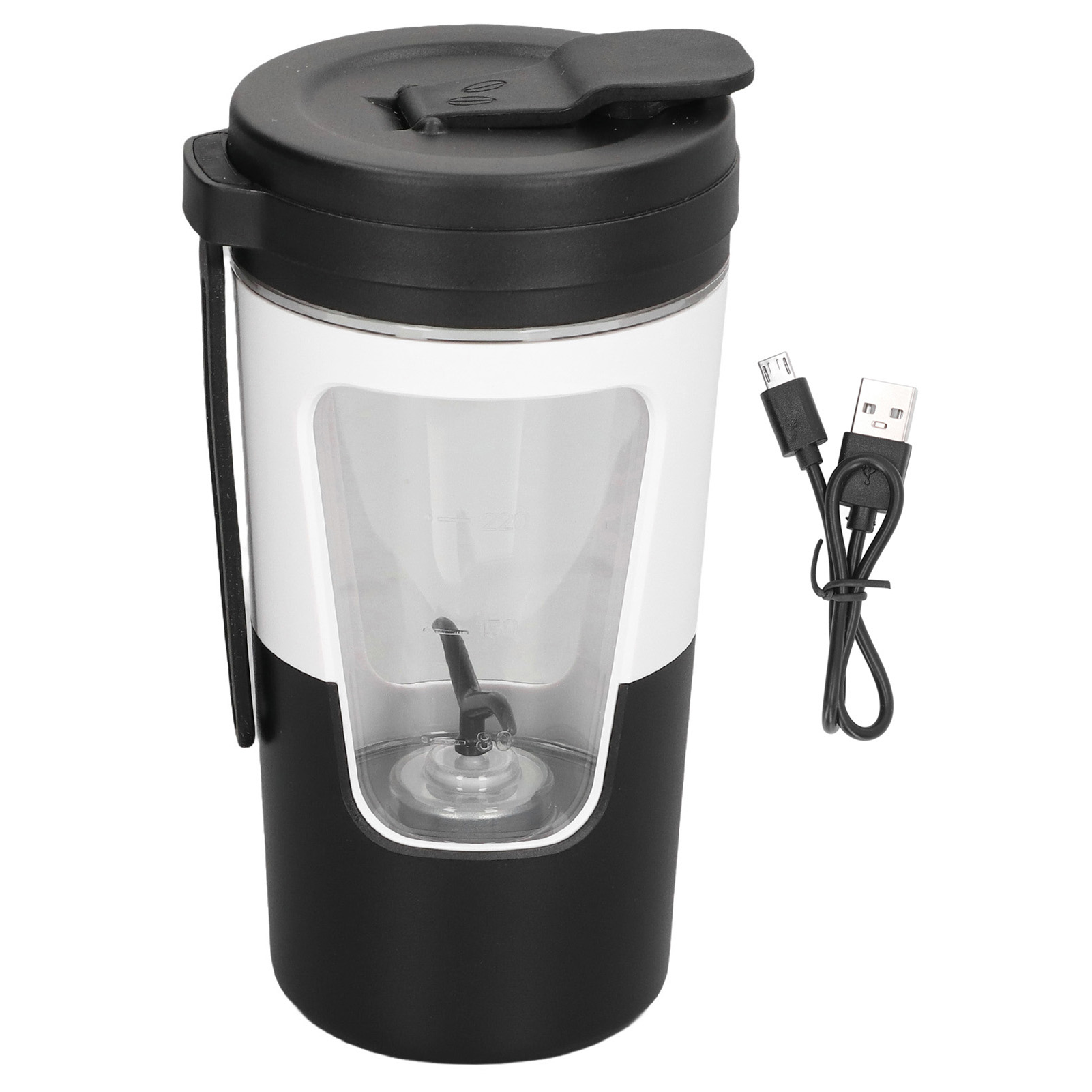 Selbstumrührende Sport-wasserflasche, Wiederaufladbar Über Usb, Für Selbstgemachte Getränke Und Als Geschenk.