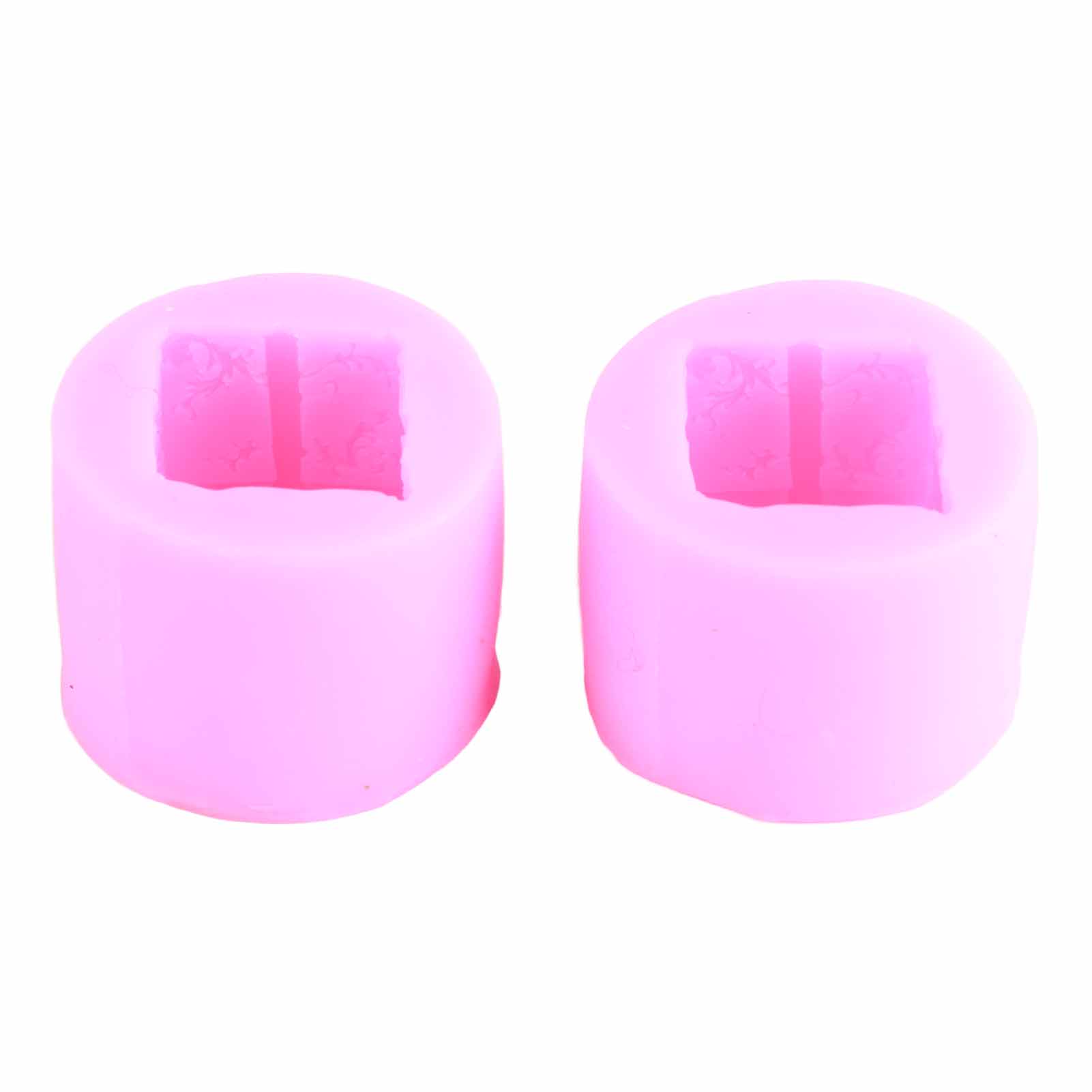 Handgefertigte 3d-gips-duftkerzen-silikonform.
