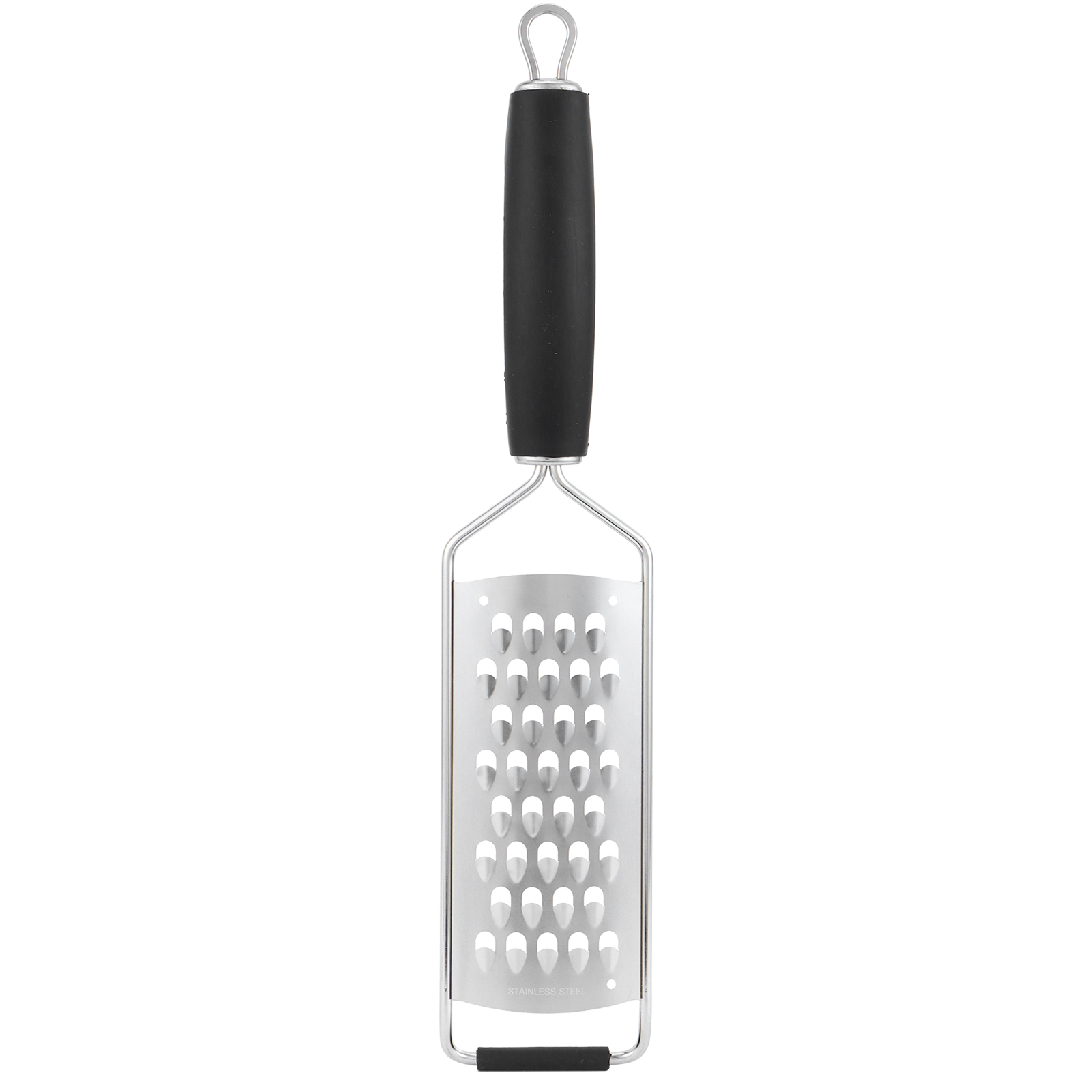 Manuelle Käsereibe, Gemüsereibe, Küchenutensil Mit Dickem Silikongriff J13398/08, Großes Loch.