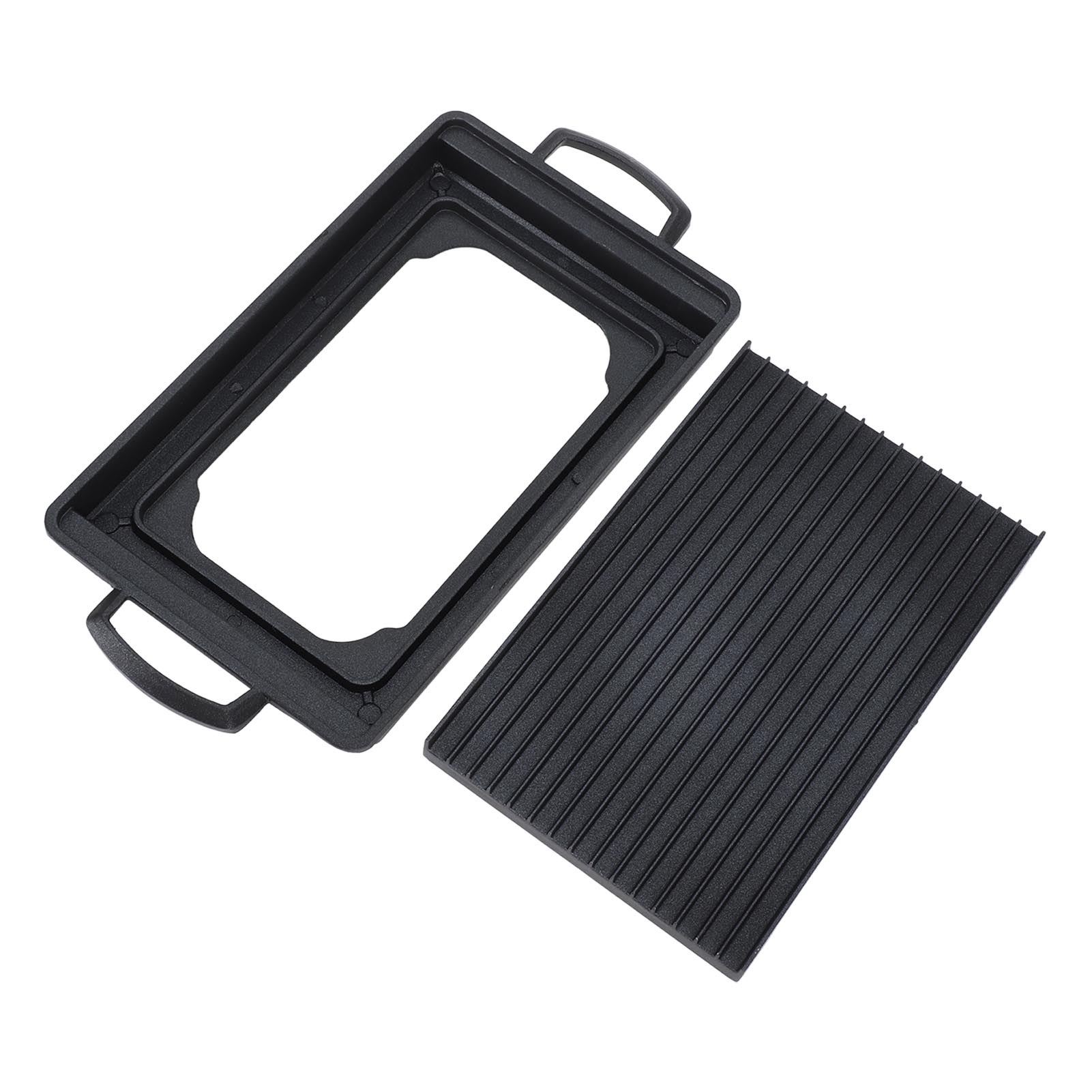 Mini-grill Aus Aluminiumlegierung, Schnelle Und Gleichmäßige Erhitzung, Multifunktional, Mit Holzkohle Betrieben, Für Den Hausgebrauch, 23,5 X 14,5 Cm / 9,3 X 5,7 Zoll