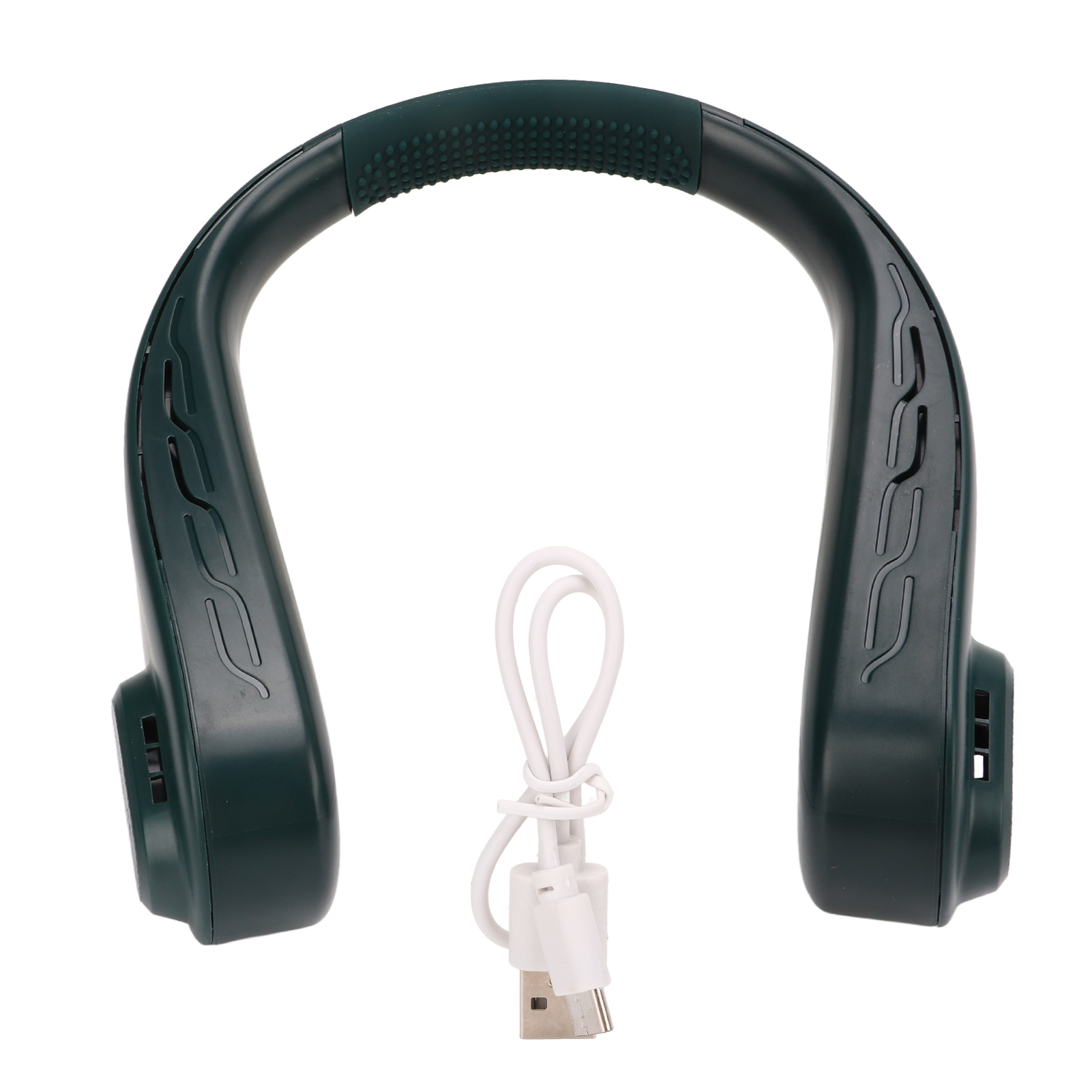 Nackenventilator Zum Aufhängen, Intelligentes Digitaldisplay, Tragbar, Usb-aufladbar, Ohne Rotorblätter, 5 V, 1 A