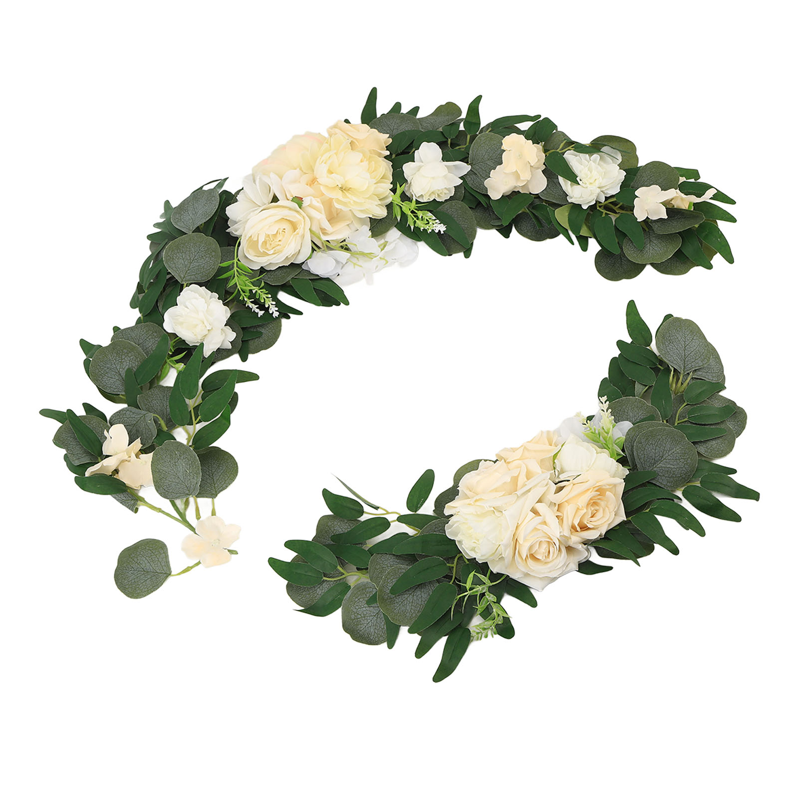 Set Aus Künstlichen Blumengirlanden Zur Dekoration Von Bögen Bei Hochzeiten, Empfängen Und Zeremonien (ref. 18051-xbs)