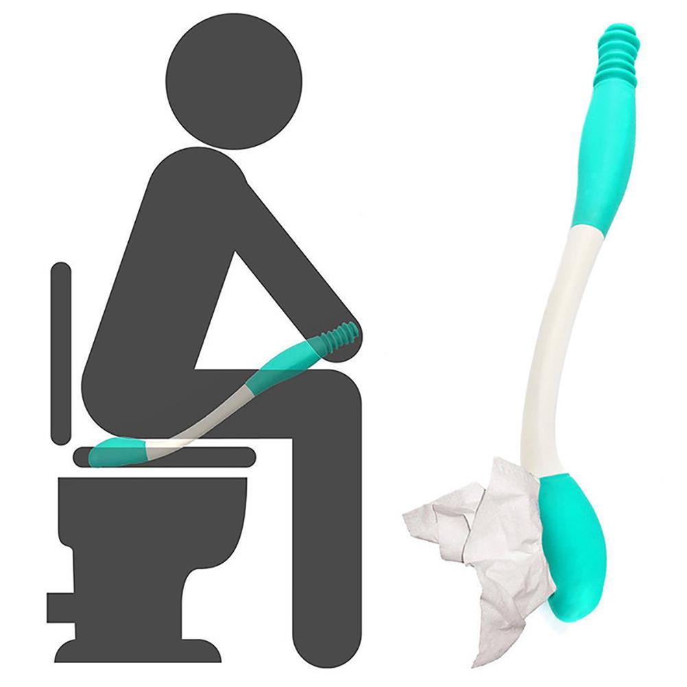 Automatischer 40 Cm (16 Zoll) Papierhandtuchhalter Für Ältere Frauen Und Schwangere, Mit Langem Griff, Ideal Für Die Toilette.