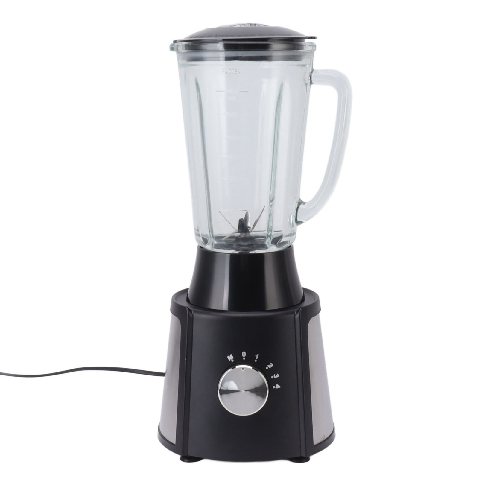 Multifunktionaler Küchenmixer Mit 1500 Ml Fassungsvermögen Und 500 Ml Schüssel, Ideal Für Smoothies Und Fruchtsäfte. 220-v-eu-stecker, Schwarz.