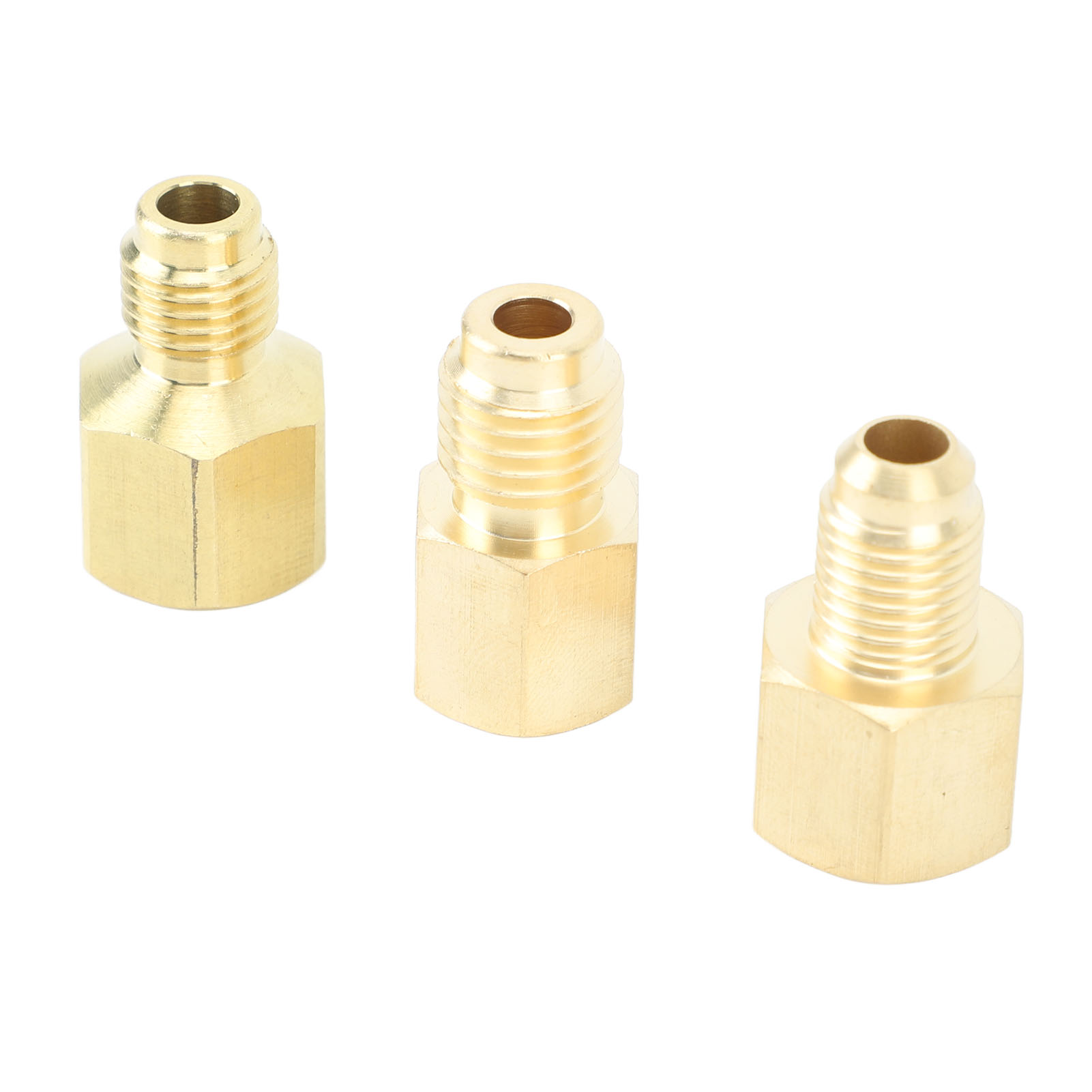 Set Mit 3 Messing-klimaanlagenadaptern, Robustem Staubsaugeradapter, Tragbarem Ladeanschlussadapter Für Haushaltsgeräte