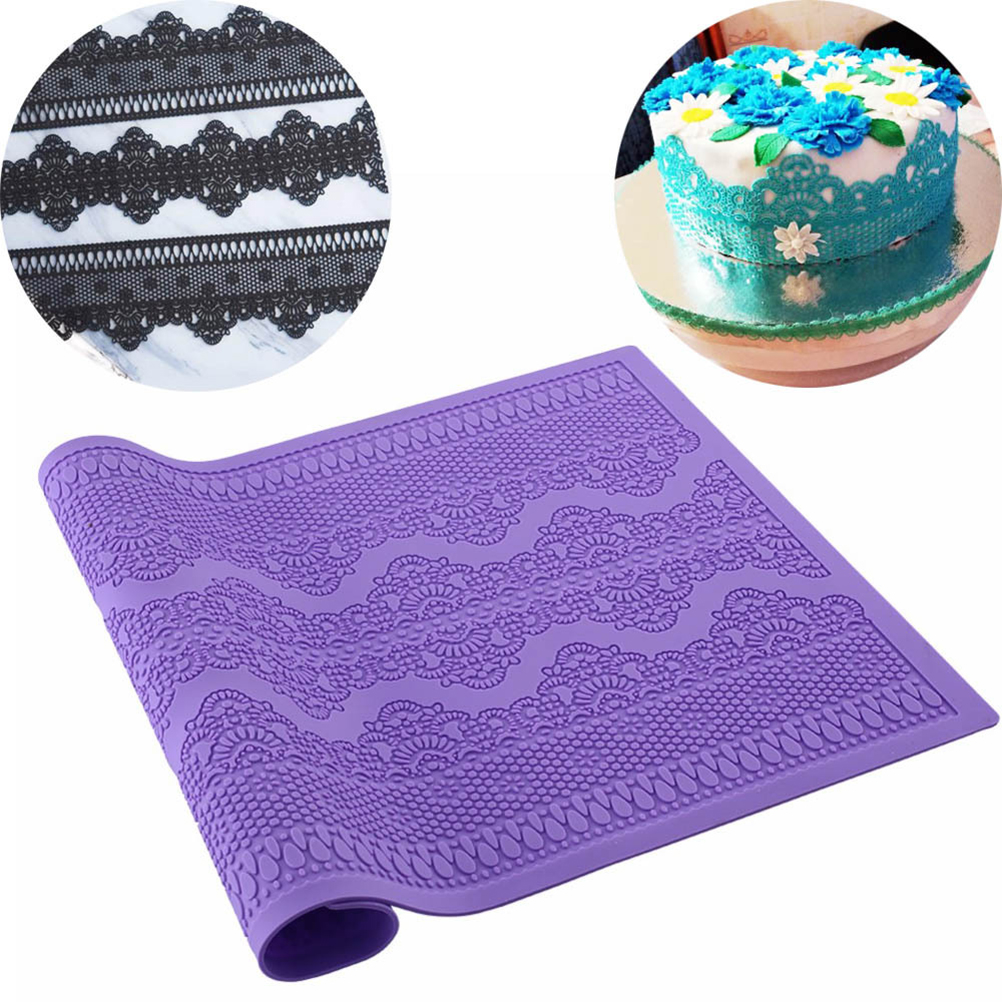 Wiederverwendbare Silikon-backmatte, Dekorative Formen Für Gebäck, Pudding Und Andere Desserts.