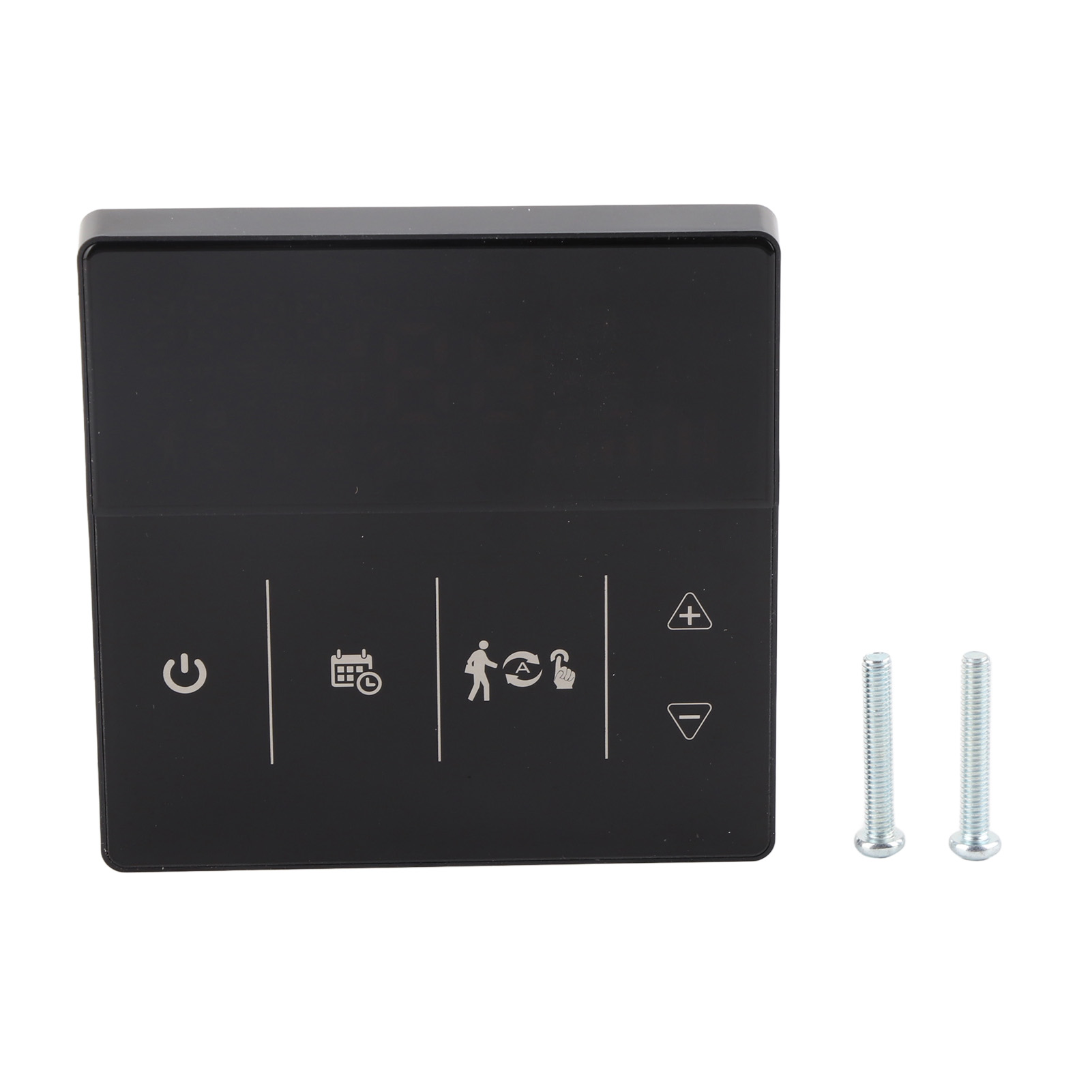 Intelligenter Thermostat Mit Touchscreen, App, Sprachsteuerung, Wlan, Temperaturregler Für Ihr Zuhause, 90–240 V, Schwarz