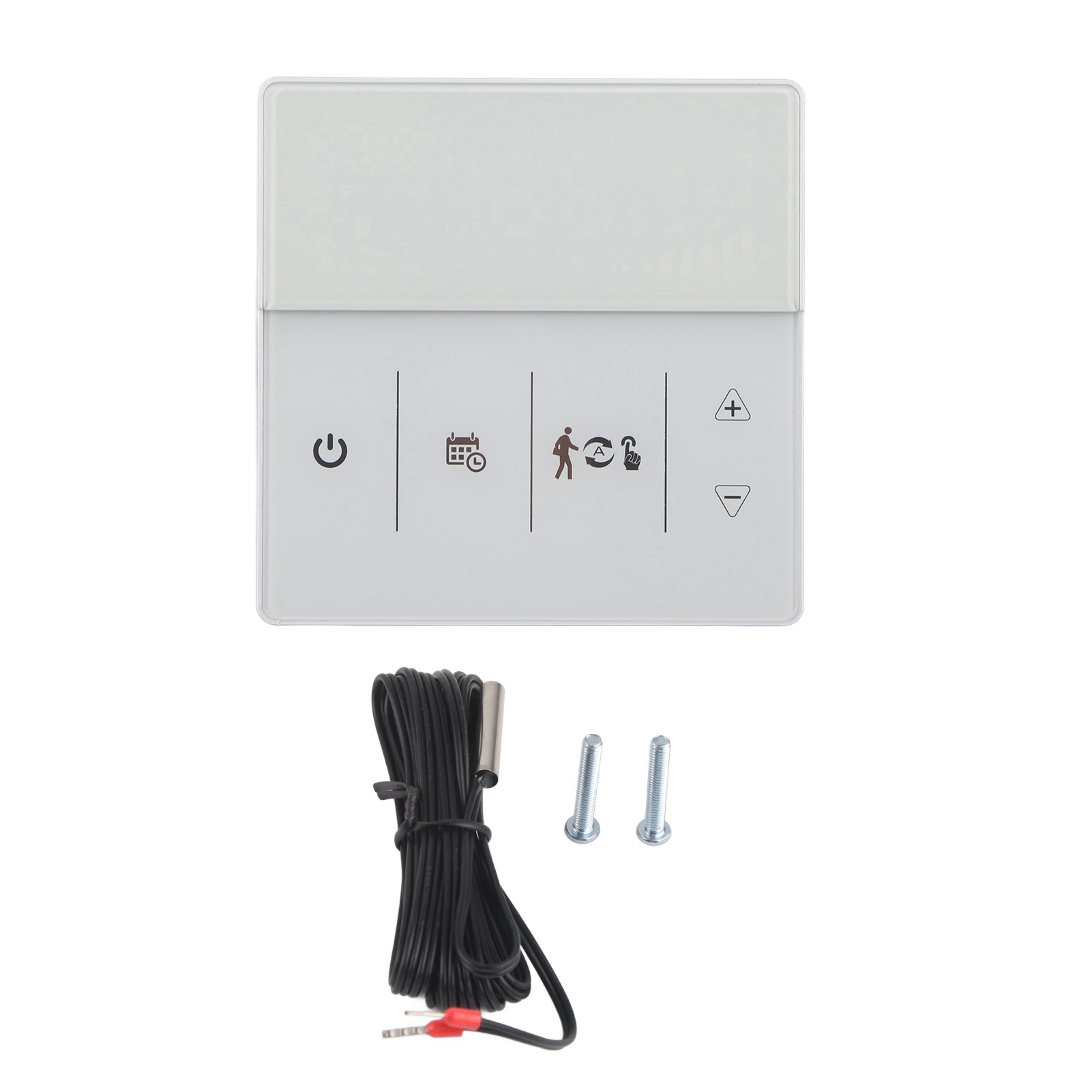 Intelligenter Wi-fi-thermostat Mit Digitalem Touchdisplay, Mobiler App Und Sprachsteuerung Für Zuhause (90-240 V, Weiß).