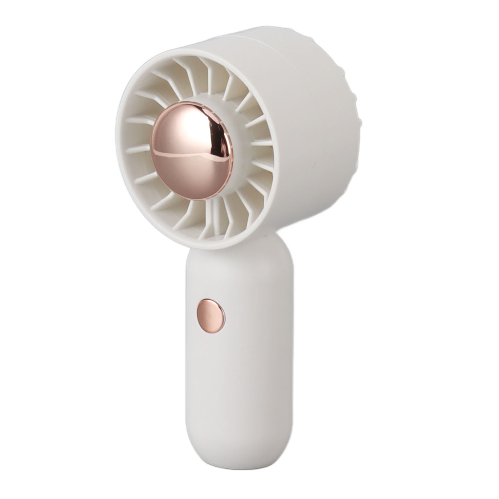 Tragbarer, Per Usb Aufladbarer Taschenventilator, Ideal Für Studenten (weiß).