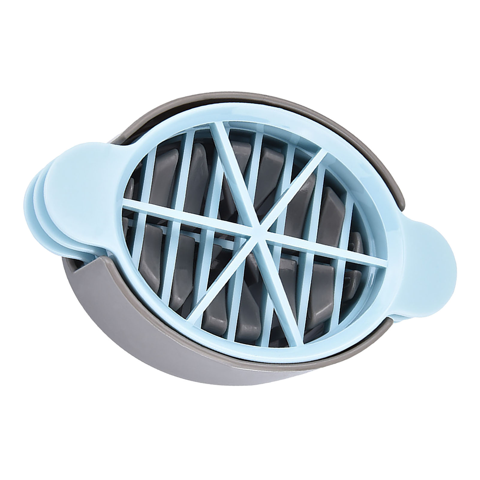 3-in-1 Eierschneider, Robust, Multifunktional, Leicht Zu Reinigen Und Ergonomisch, In Form Einer Erdbeere.