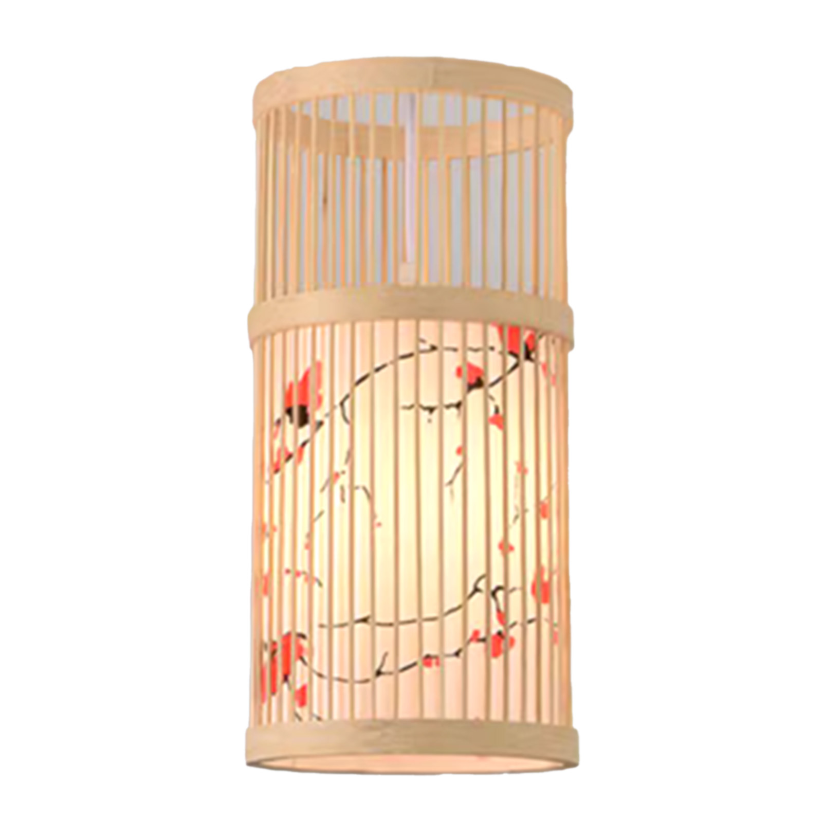 Led-pendelleuchte Im Chinesischen Stil Aus Geflochtenem Holz, Zen-hängeleuchte Mit Lampenschirm Aus Imitationsschafsfell, Für Zuhause, Hotel Oder Teestube (111 V Bis 240 V).