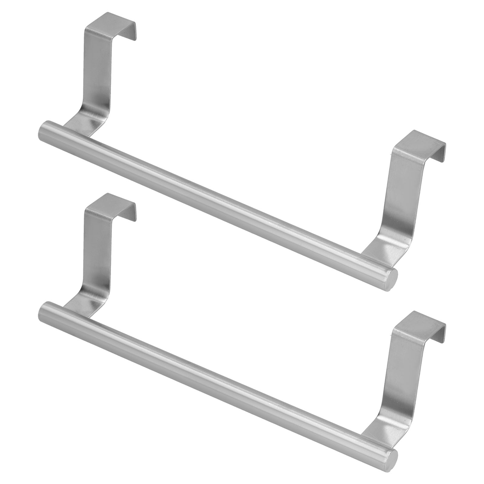 Set Mit 2 Hängenden Handtuchhaltern Aus Edelstahl, Kein Bohren Erforderlich, Für Badezimmer, Zuhause, Hotel, Wohnung, 36 Cm