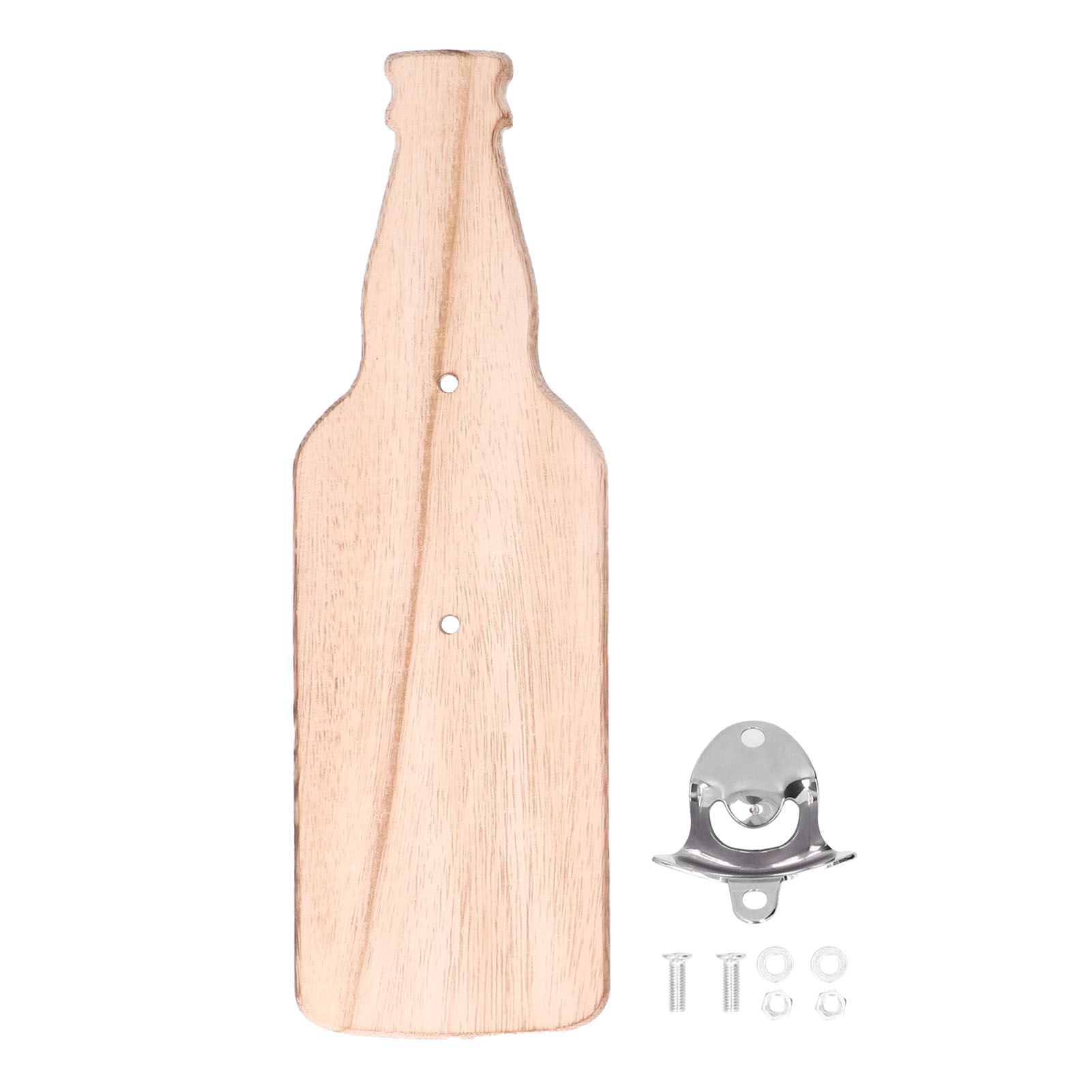 Selbstklebender, Magnetischer Flaschenöffner Zur Wandmontage Für Den Kühlschrank, Flaschenöffner Aus Holz Für Bar Und Zuhause