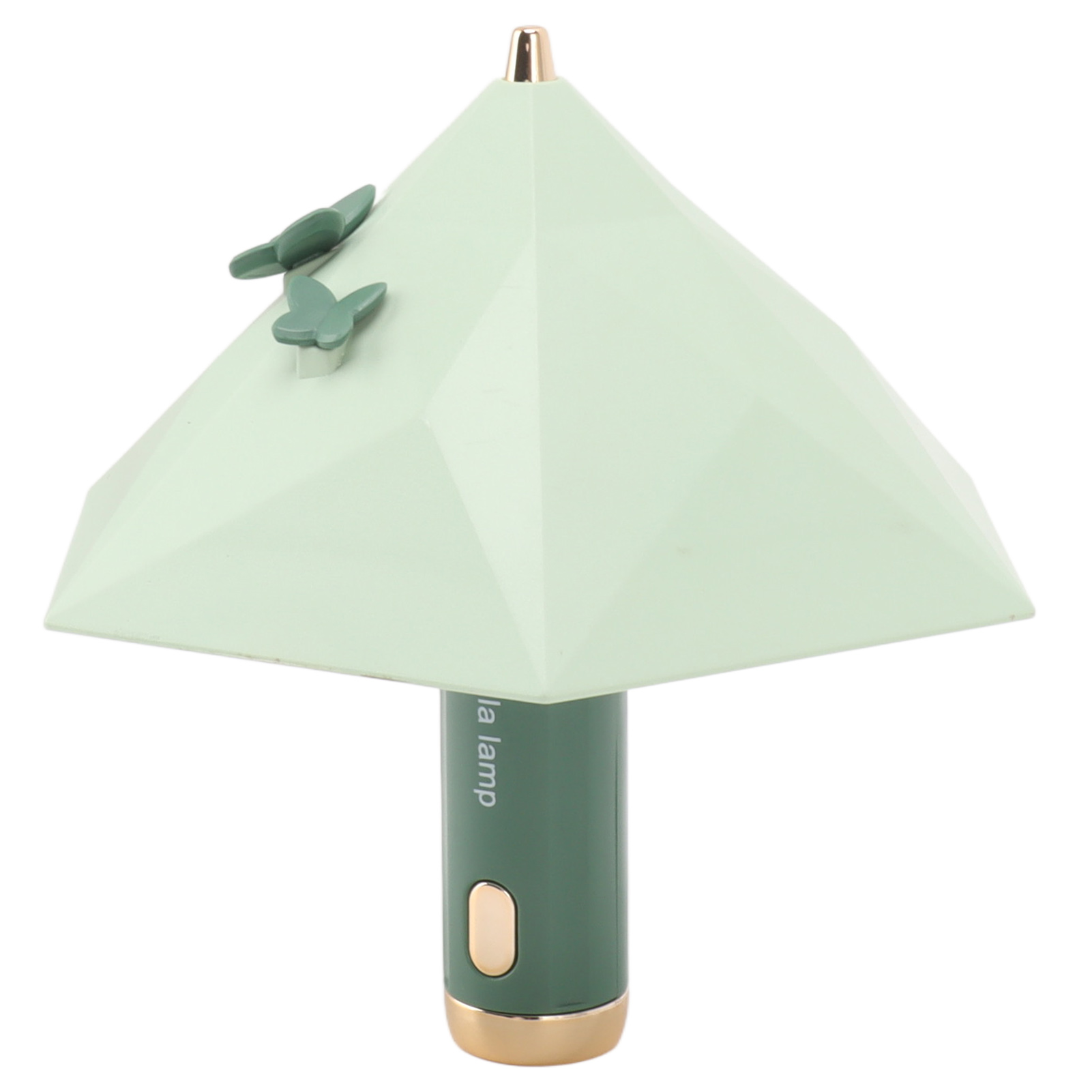 Regenschirmförmige Led-nachttischlampe, Usb-aufladbar, 3 Leuchtmodi, Leselampe Fürs Schlafzimmer, 500 Mah, Grün
