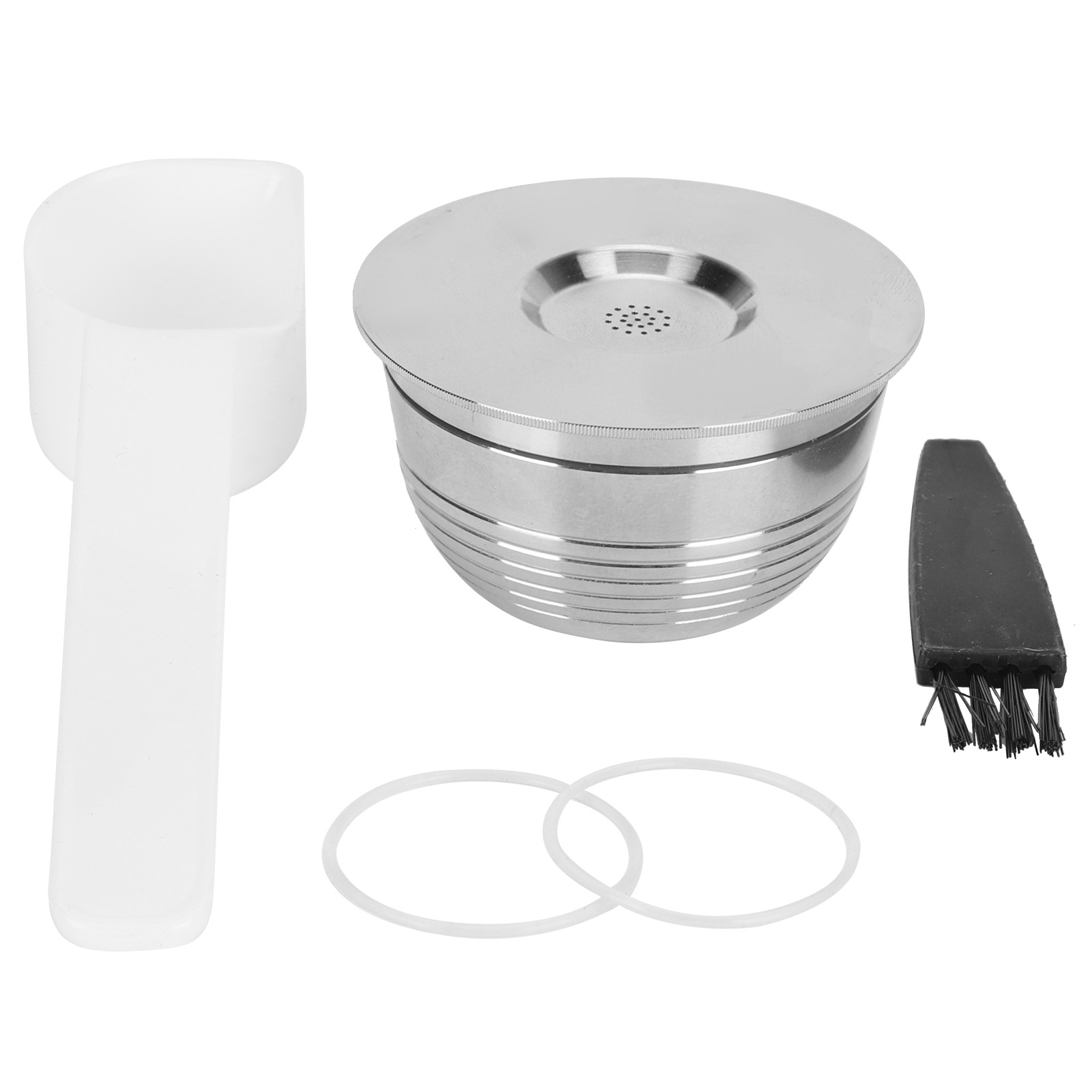 Wiederverwendbares Löffel-bürsten-set Für Kaffeekapseln, Kompatibel Mit Der Kaffeemaschine Ucc Dp1-cn (w).