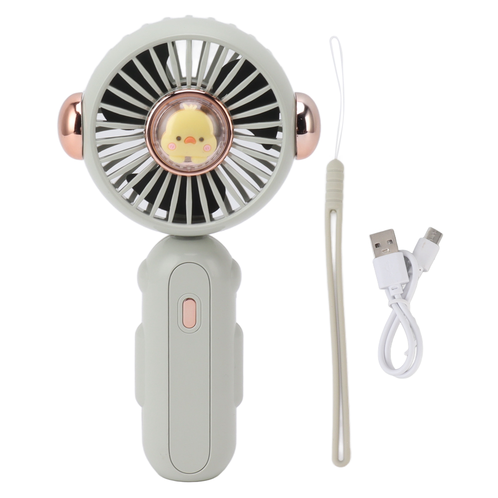 Kleiner, Faltbarer Ventilator, Niedlich Und Leicht, 900 Mah, Verstellbar, Leise, Tragbar, Umweltfreundlich, Ideal Für Den Sommer