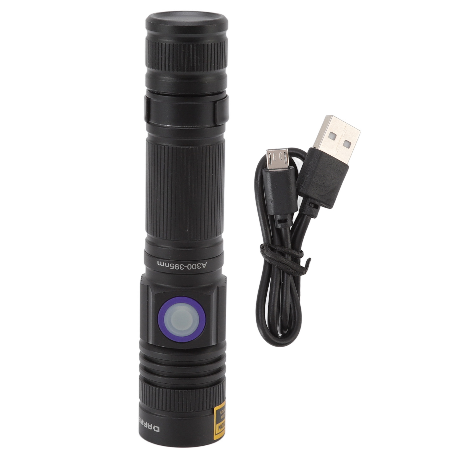 Zoombare Uv-taschenlampe Mit Uv-detektor, Wasserdicht, Led, Wellenlänge 300–395 Nm