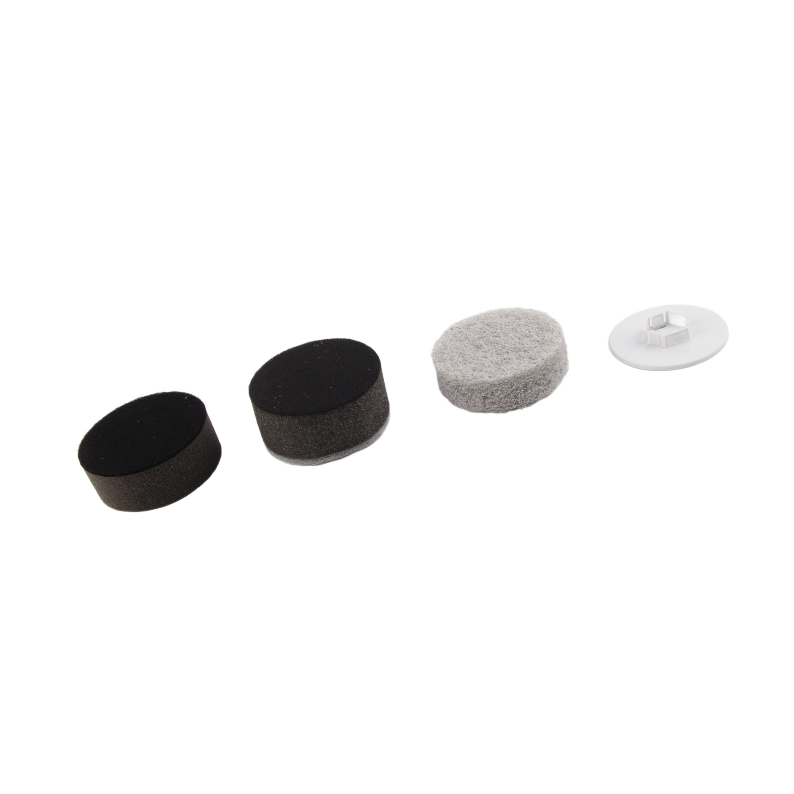 Set Aus 3 Kabellosen, Elektrischen Rotationsbürstenköpfen Zur Reinigung, Kompatibel Mit Schwämmen, Tüchern Und Anderen Grobfaserigen Oberflächen.