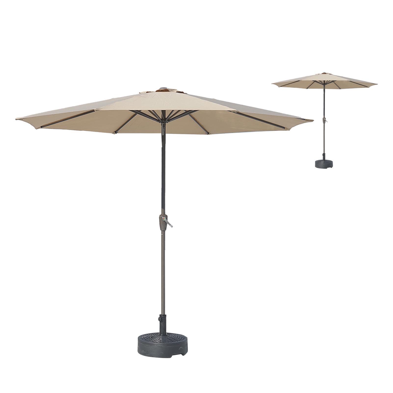 Sonnenschirme Für Terrasse, Garten, Pool Und Strand, Khaki