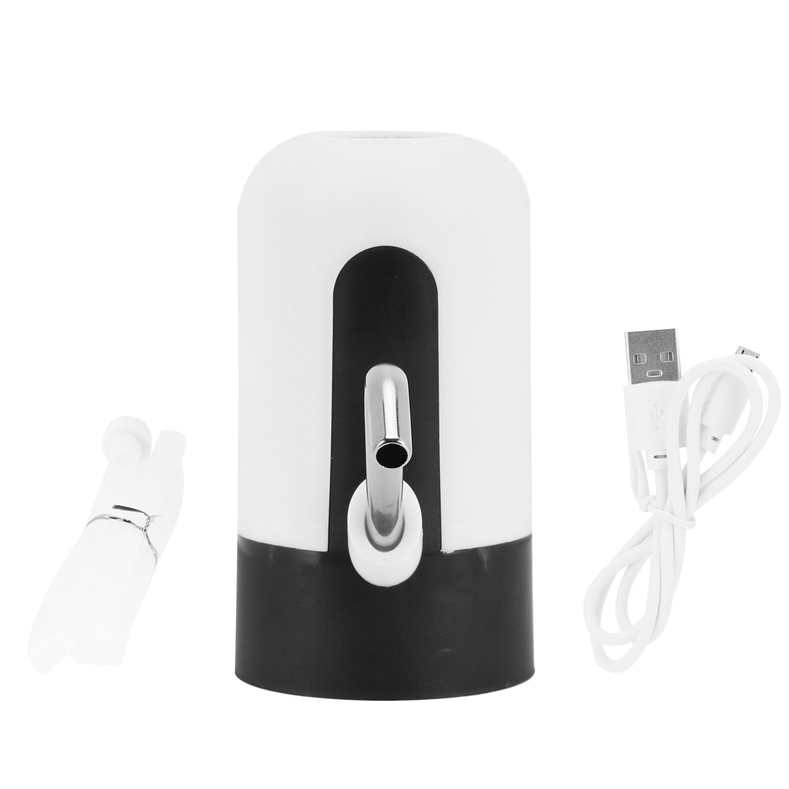 Elektrisches Wasserspender-set Mit Usb-wiederaufladbarer Flaschenpumpe Für Zuhause Und Büro (weiß)