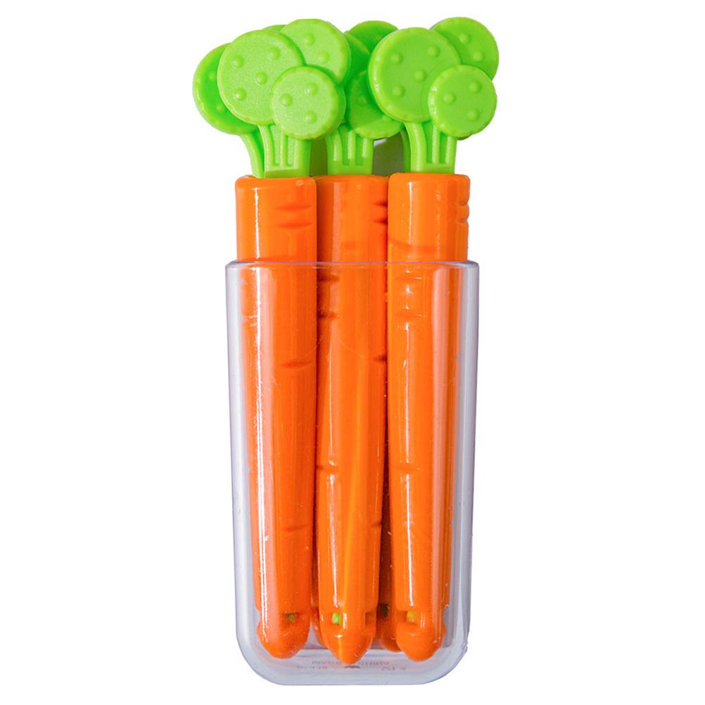 Set Mit 5 Plastikbeutelclips Zum Luftdichten Verschließen, Ideal Für Chipstüten Und Andere Snacks. Zur Aufbewahrung In Der Küche.