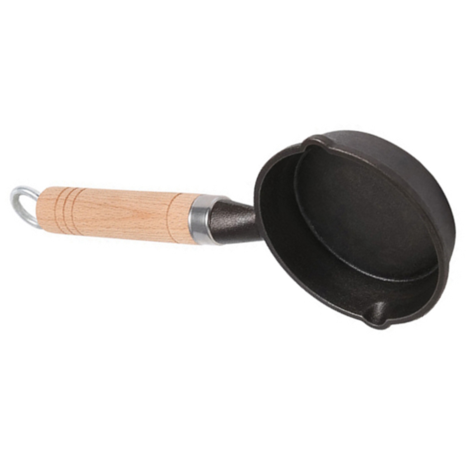Mini-bratpfanne Aus Gusseisen, Antihaftbeschichtung, Gleichmäßiges Garen, Kleine Eierpfanne, Ideal Für Zuhause, Camping Und Reisen.