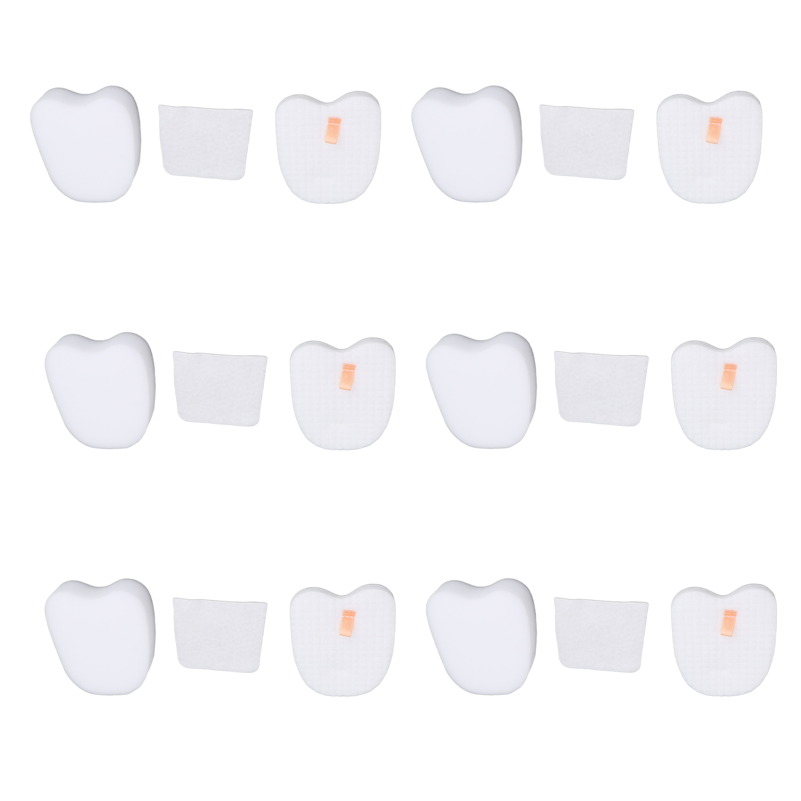 Set Mit 6 Ersatzfilz- Und Schaumstofffiltern Für Shark Staubsauger Xpstfh380 Zs360 Zs361c Zs362