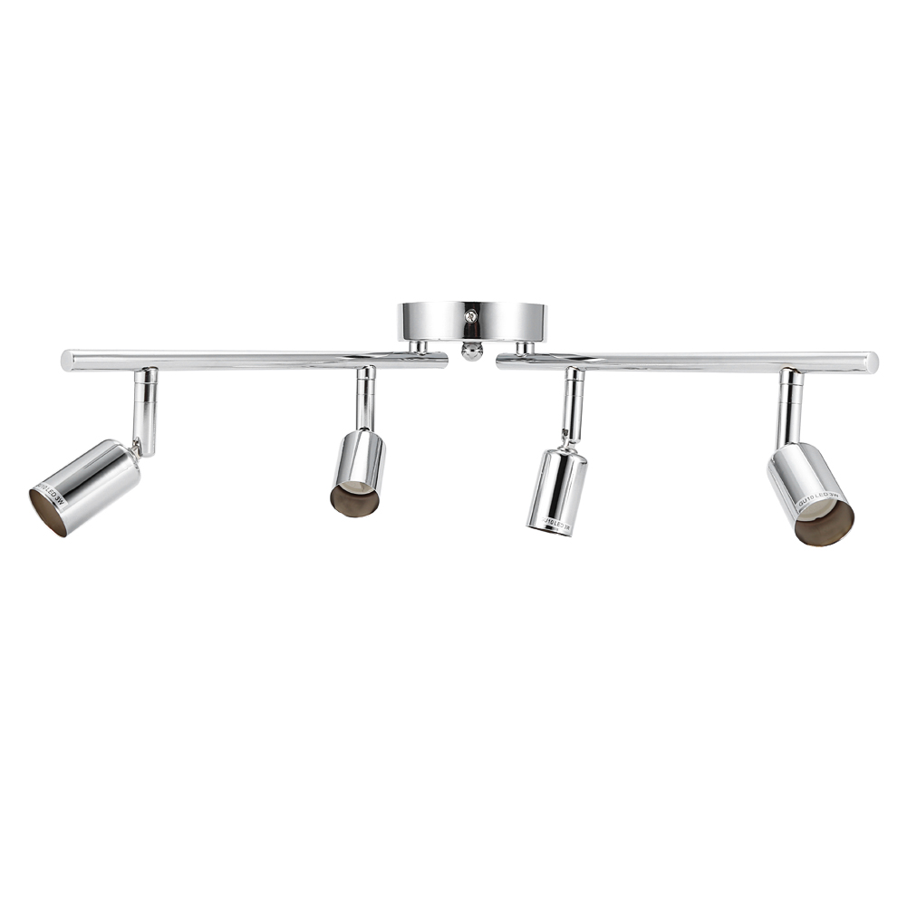 Gu10 Led-einbaustrahler, 4 Stück, 12 W, 86–265 V, Schienenbeleuchtung Für Wohnzimmer Und Wandmontage, Weiß