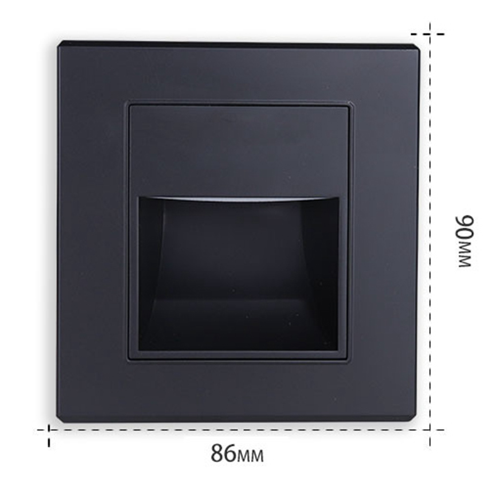 Einbau-treppenhausleuchte, 3-teilig, 1,5 W, 3000 K Warmweiß, Sanftes Licht Für Treppen, Flur Und Nachttisch