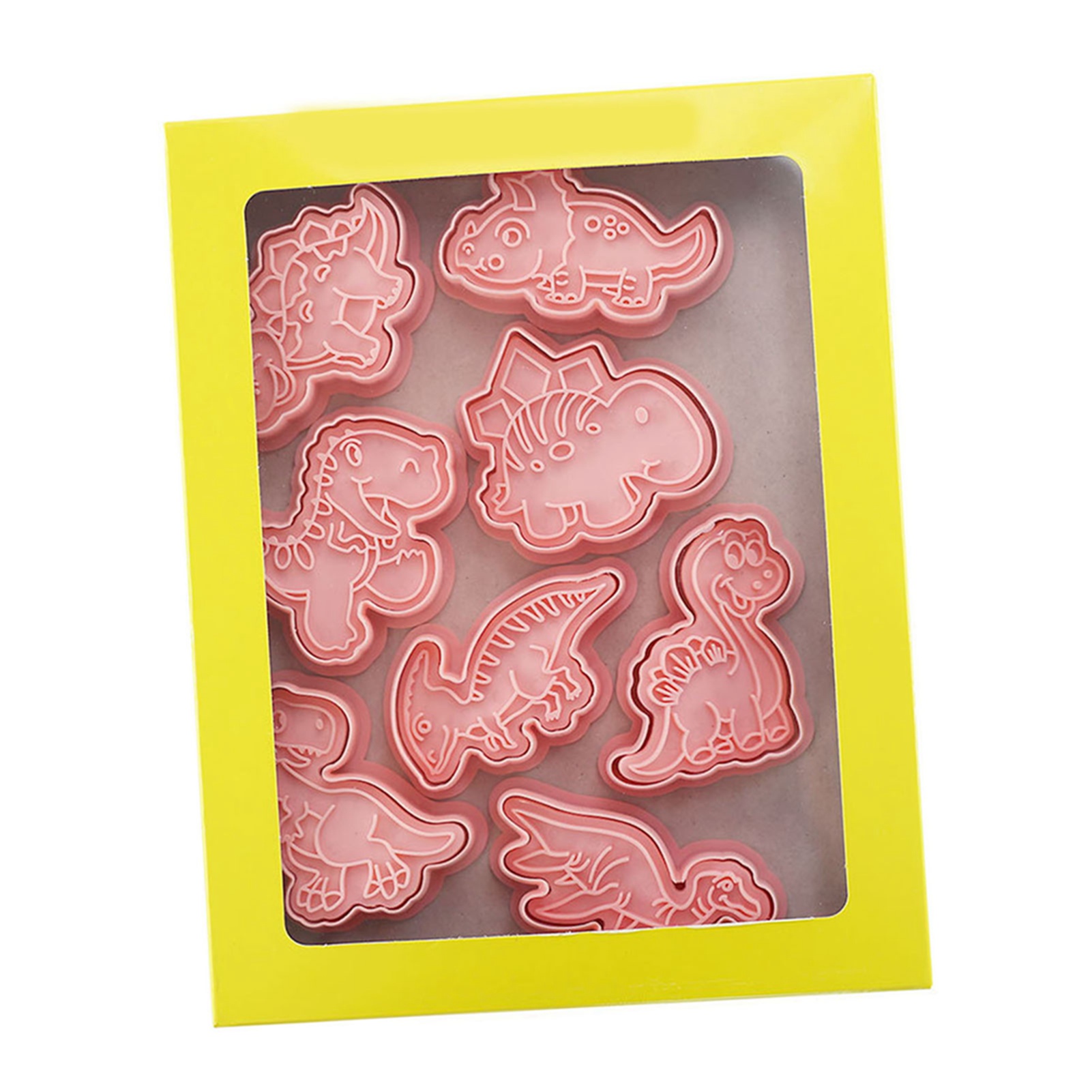 Dinosaurier-ausstechform, 3d-ausstechform Aus Lebensmittelechtem Kunststoff, Ausstecher Für Kuchen, Kekse, Desserts Und Bastelarbeiten