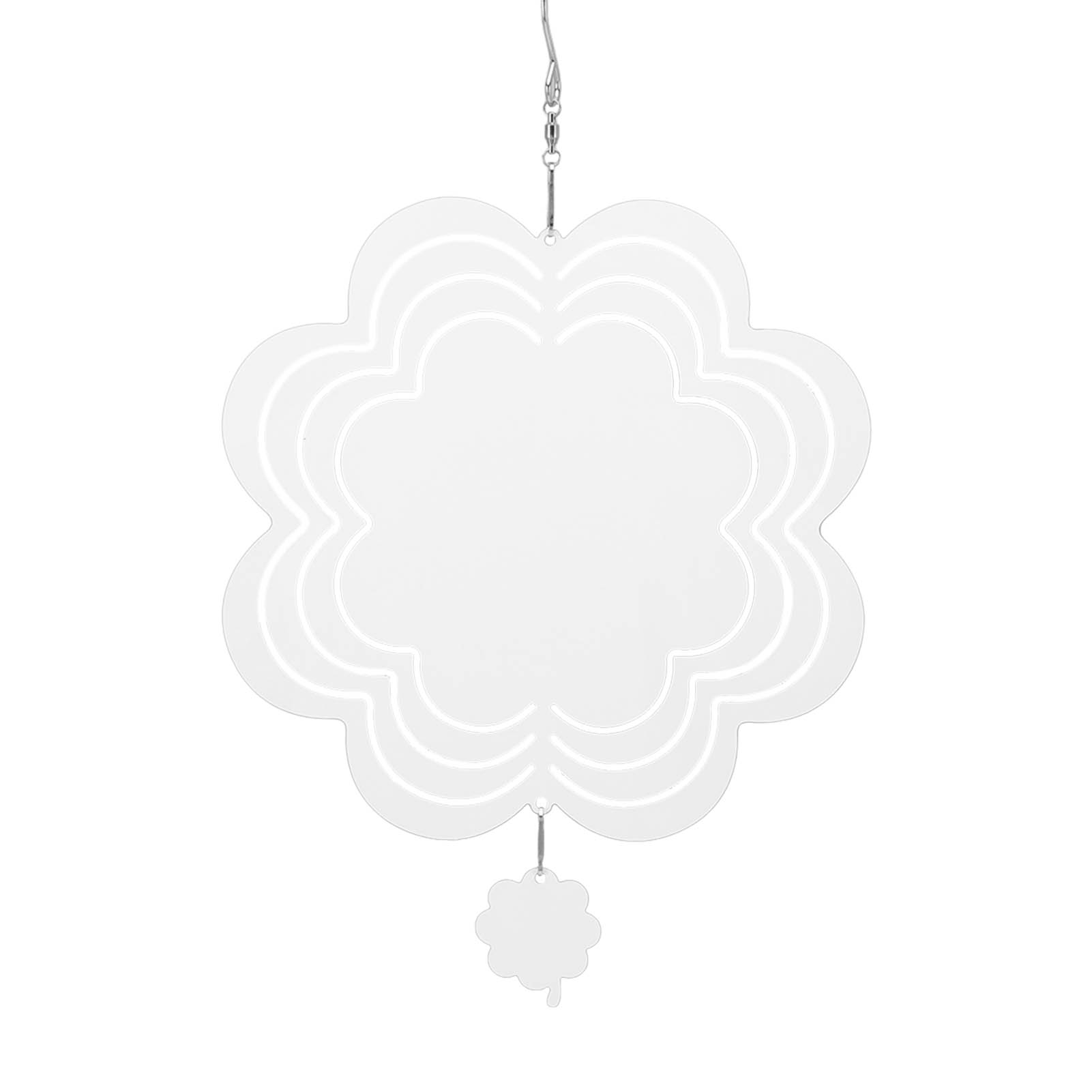 Diy-windspiel-set Aus Aluminium (rohling), Hängeanhänger Für Die Gartendekoration, 200 X 200 X 1 Mm