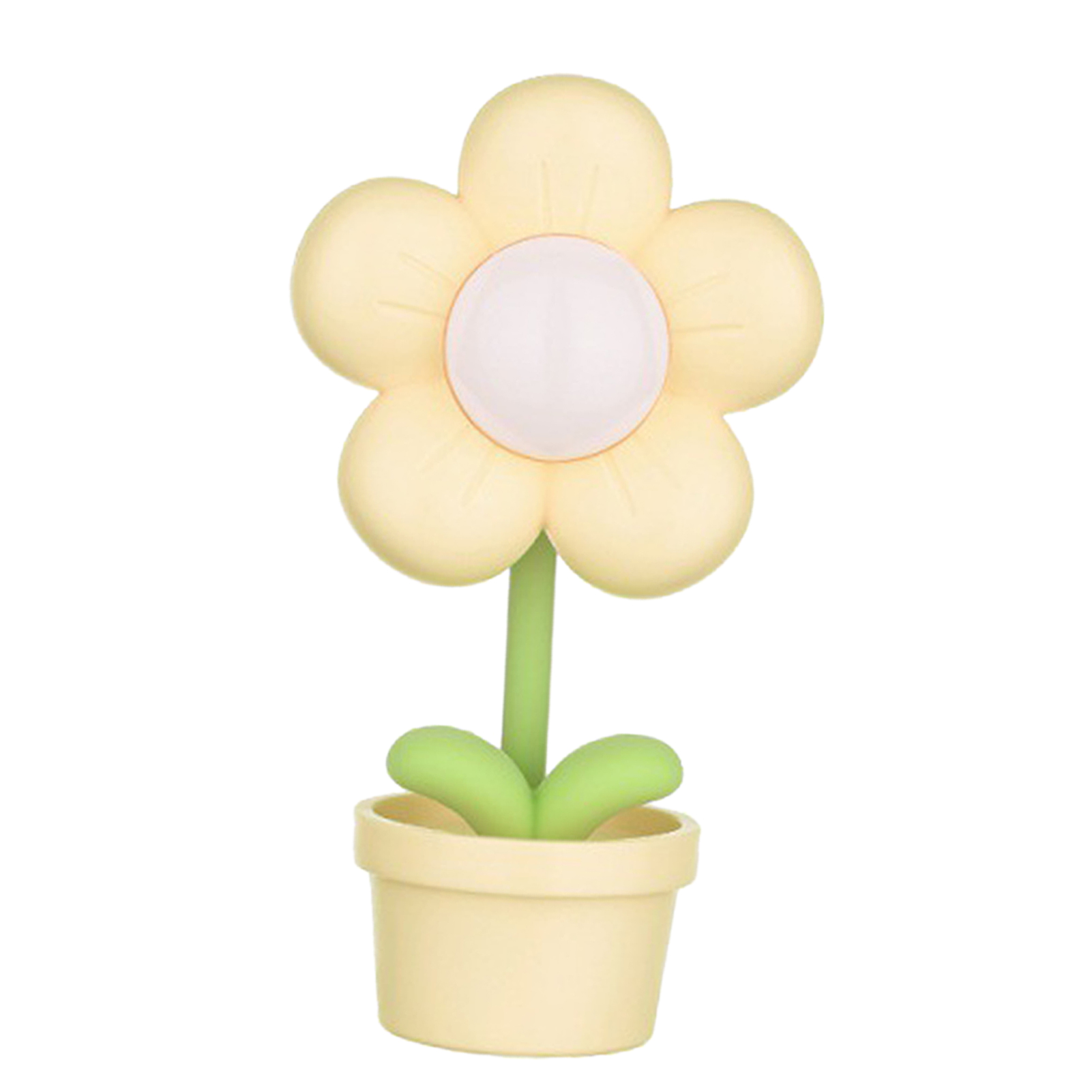 Kinder-nachttischlampe Mit 360° Flexiblem Stiel Und Sanftem Licht, Batteriebetrieben, Für Schlaf- Und Wohnzimmer, Gelb, Wiederaufladbar