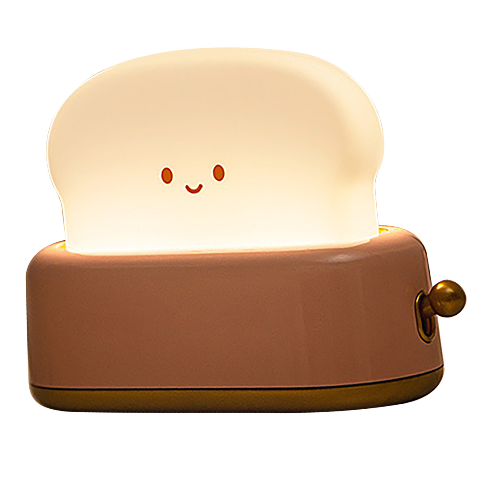 Wiederaufladbare Led-nachttischlampe In Brotform, Per Usb Aufladbar, Stufenlos Dimmbar, Rosa