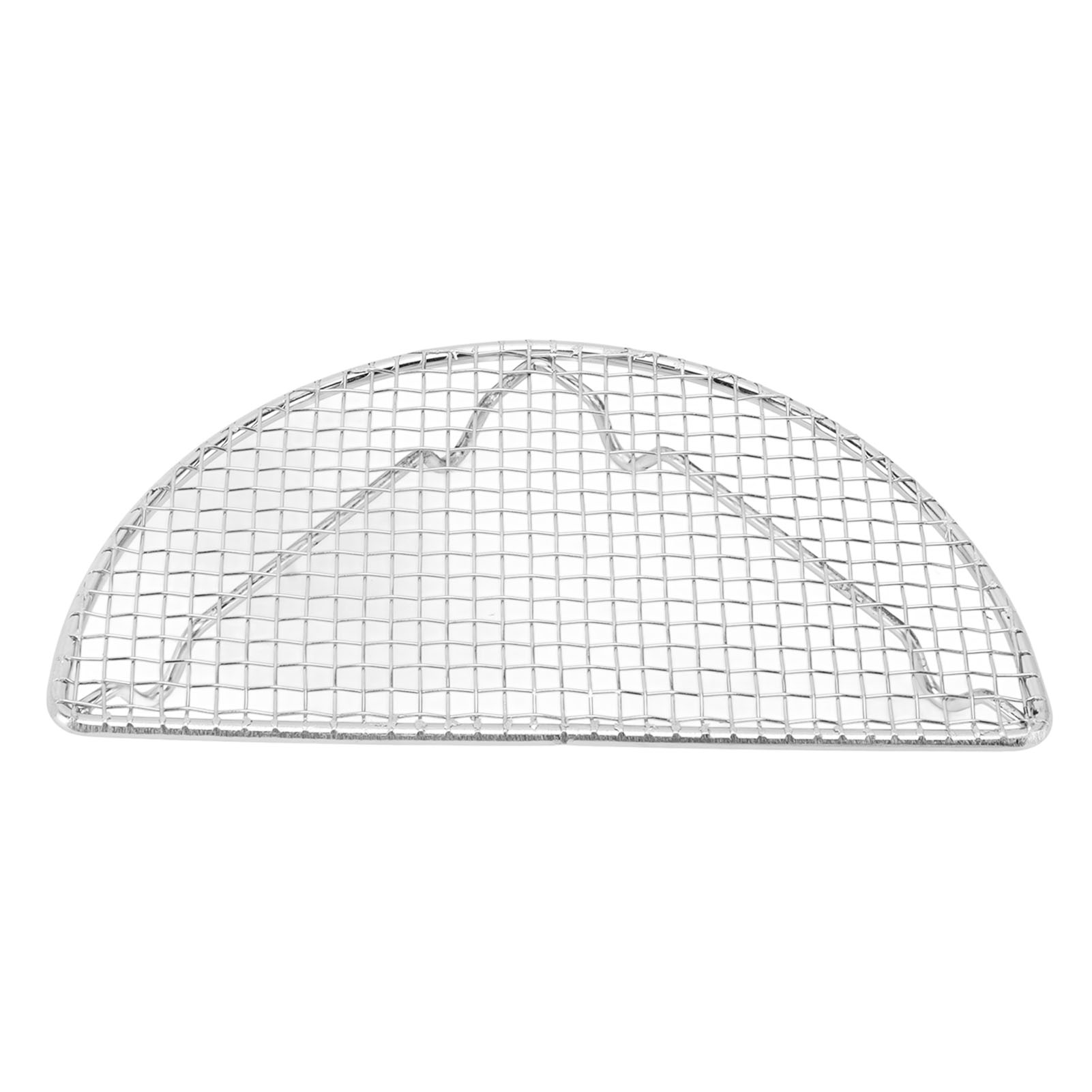 Kühlrost Aus Edelstahl Zum Backen, 18 Cm Halbkreisförmiger Backrost, Hitzebeständig, Ofenfest, Ideal Zum Braten, Grillen Und Abkühlen Von Speisen