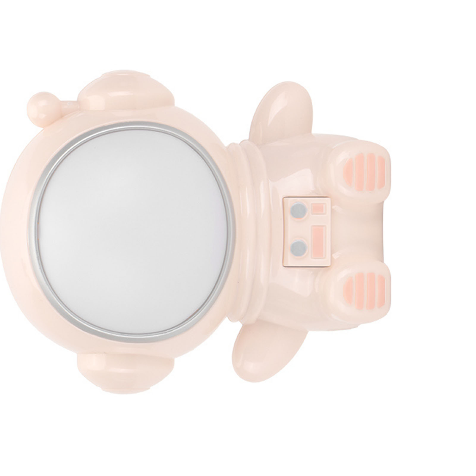 3-stufiges Led-nachtlicht, Niedlicher, Mehrfarbiger Astronaut, Usb-anschluss, Nachttischlampe Für Schlafzimmer Und Studentenwohnheim, Rosa