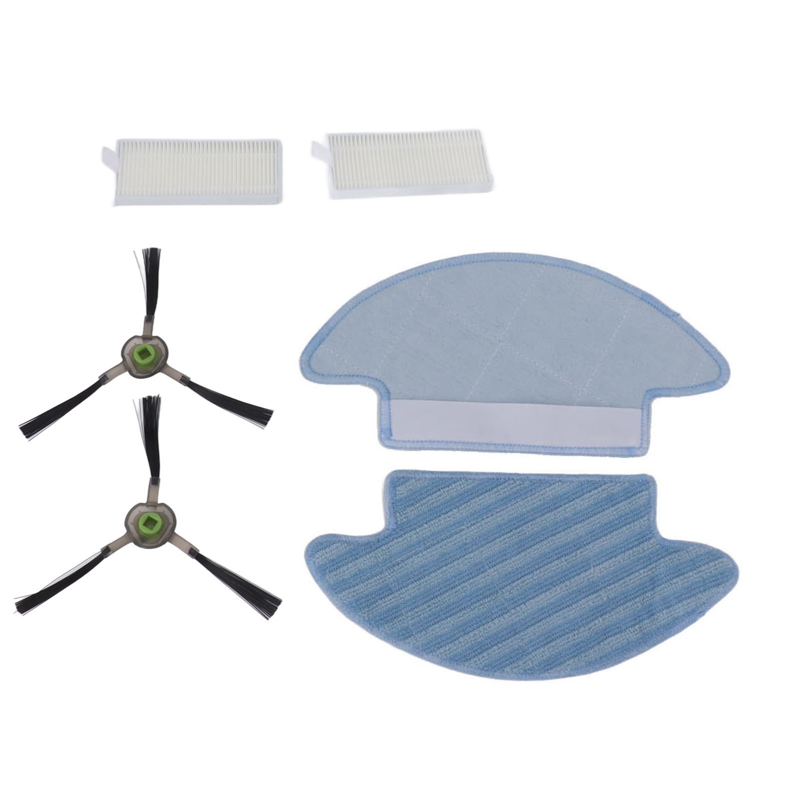 Set Aus 2 Seitenbürsten + Wiederverwendbarem, Waschbarem Filter Für Die Staubsauger M210, M210s, M210b Und M213, Effizienter Elektrischer Besen, Langlebiges Ersatzzubehör
