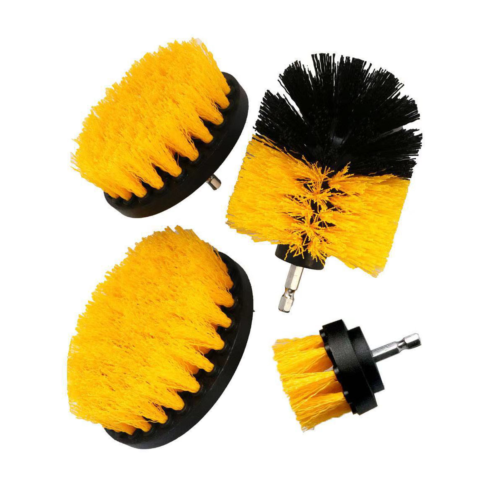 Set Bohrmaschinenbürsten Zur Reinigung Von Auto, Bad, Küche Und Boden
