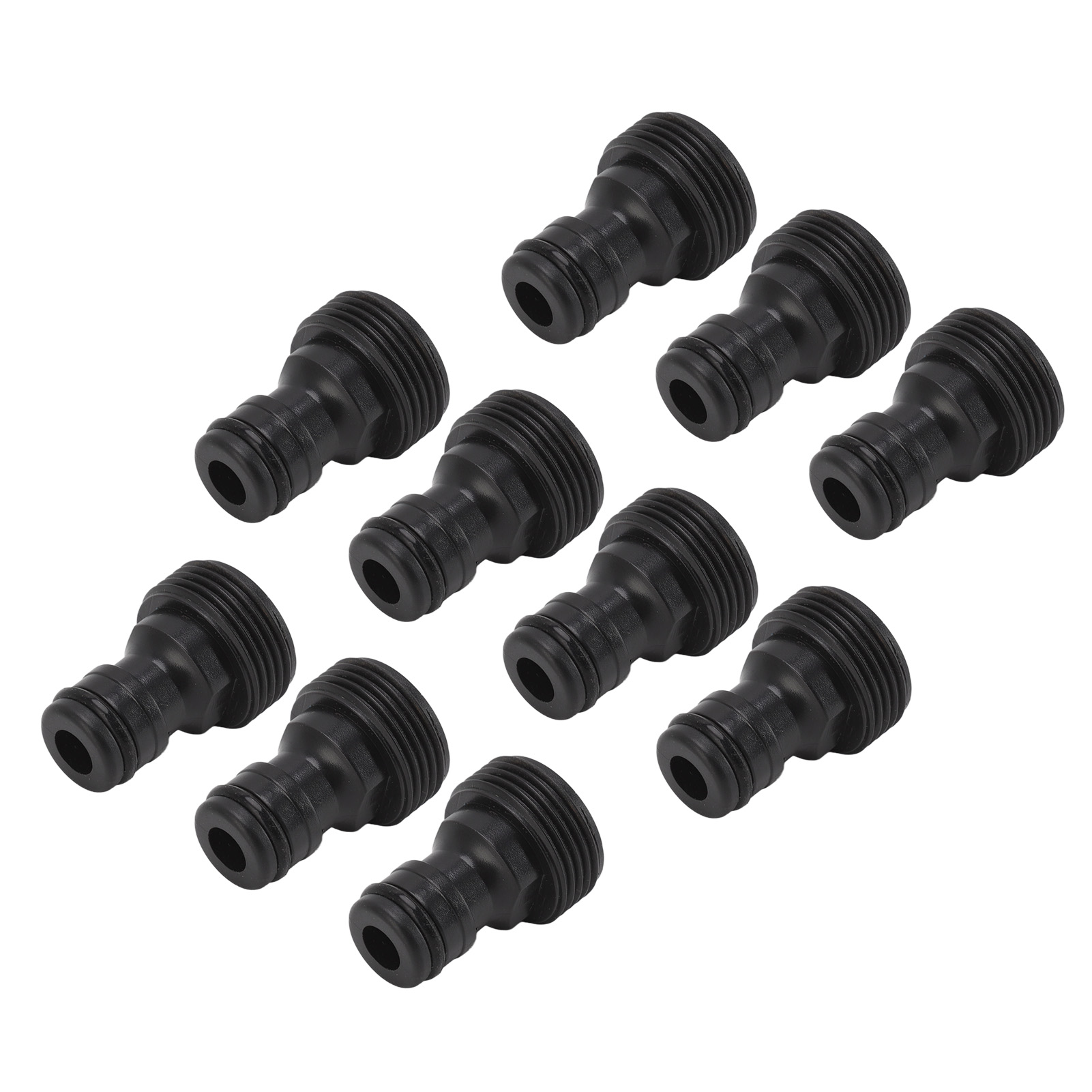 10-teiliges Wasserhahn-anschlussset, G3/4-außengewinde, 25-mm-schnellkupplung, Kunststoff-schlauchanschluss