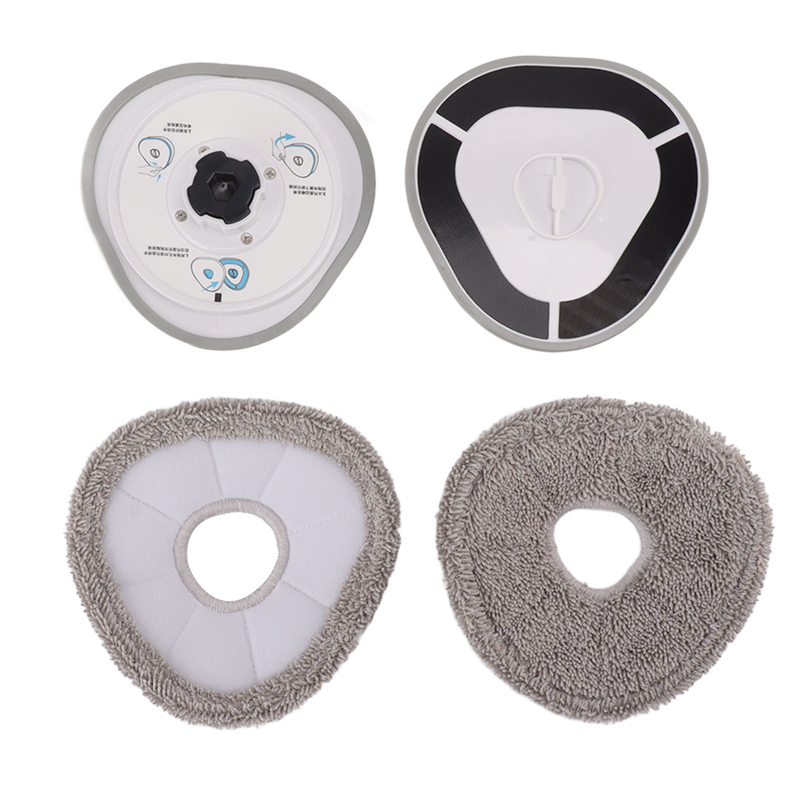 Wischmopp- Und Bürstenset, Halterungsplatten-set Für Saugroboter J1 Und J2, Ersatzteile Und Zubehör