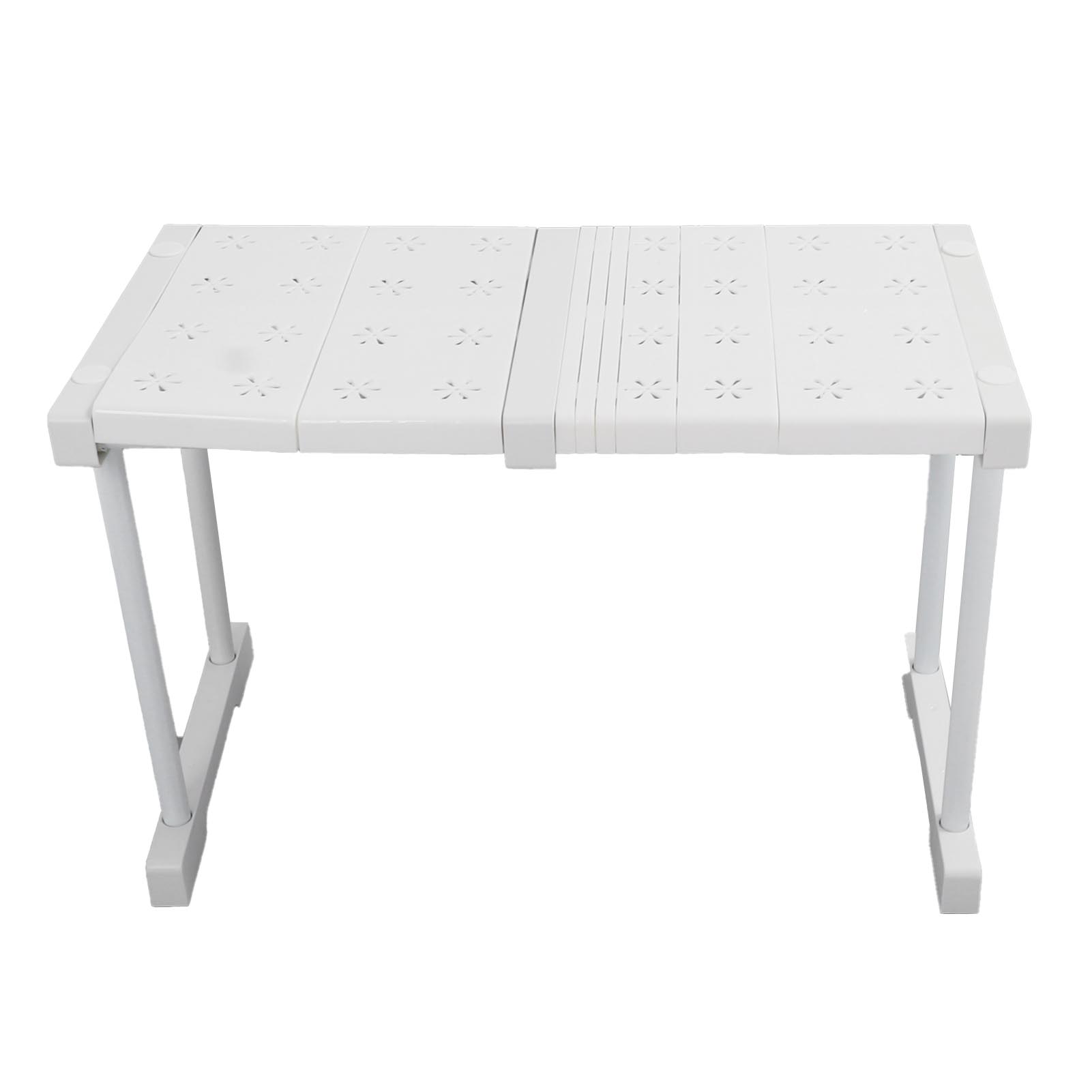 Ausziehbares, Stapelbares Regal Mit Trennwänden, Max. Traglast 55 Kg, Für Schrank, Kleiderschrank, Sideboard, Verstellbare Länge 37–48 Cm