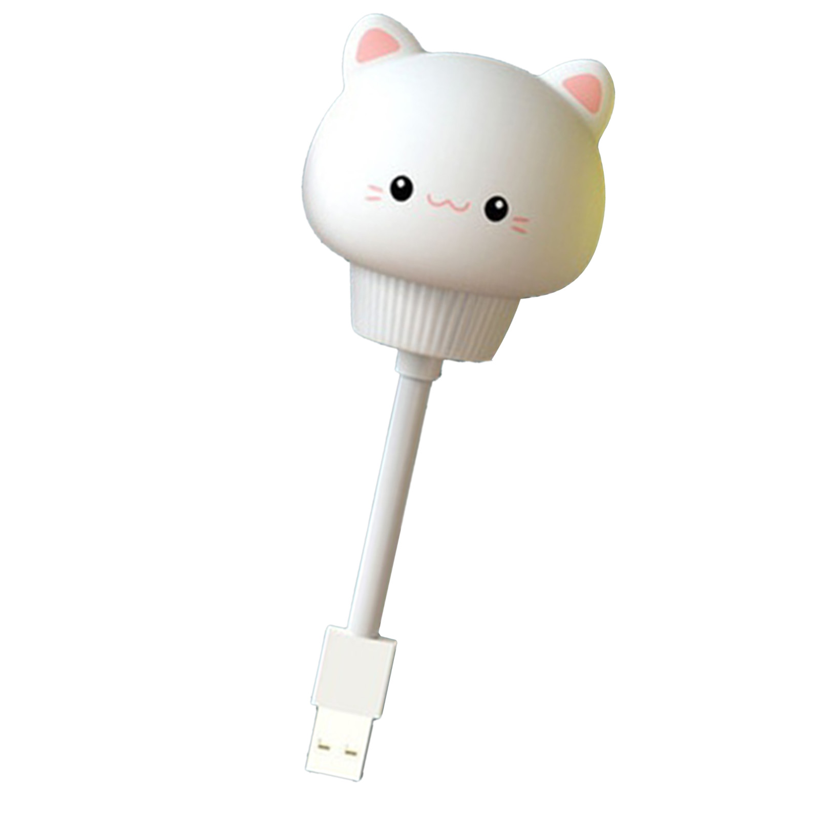Led-nachtlicht Mit Cartoon-katze Fürs Schlafzimmer, Niedliche Tier-usb-nachtlampe Für Wohnzimmer Und Badezimmer, Kinderzimmerdekoration, Sanftes Licht