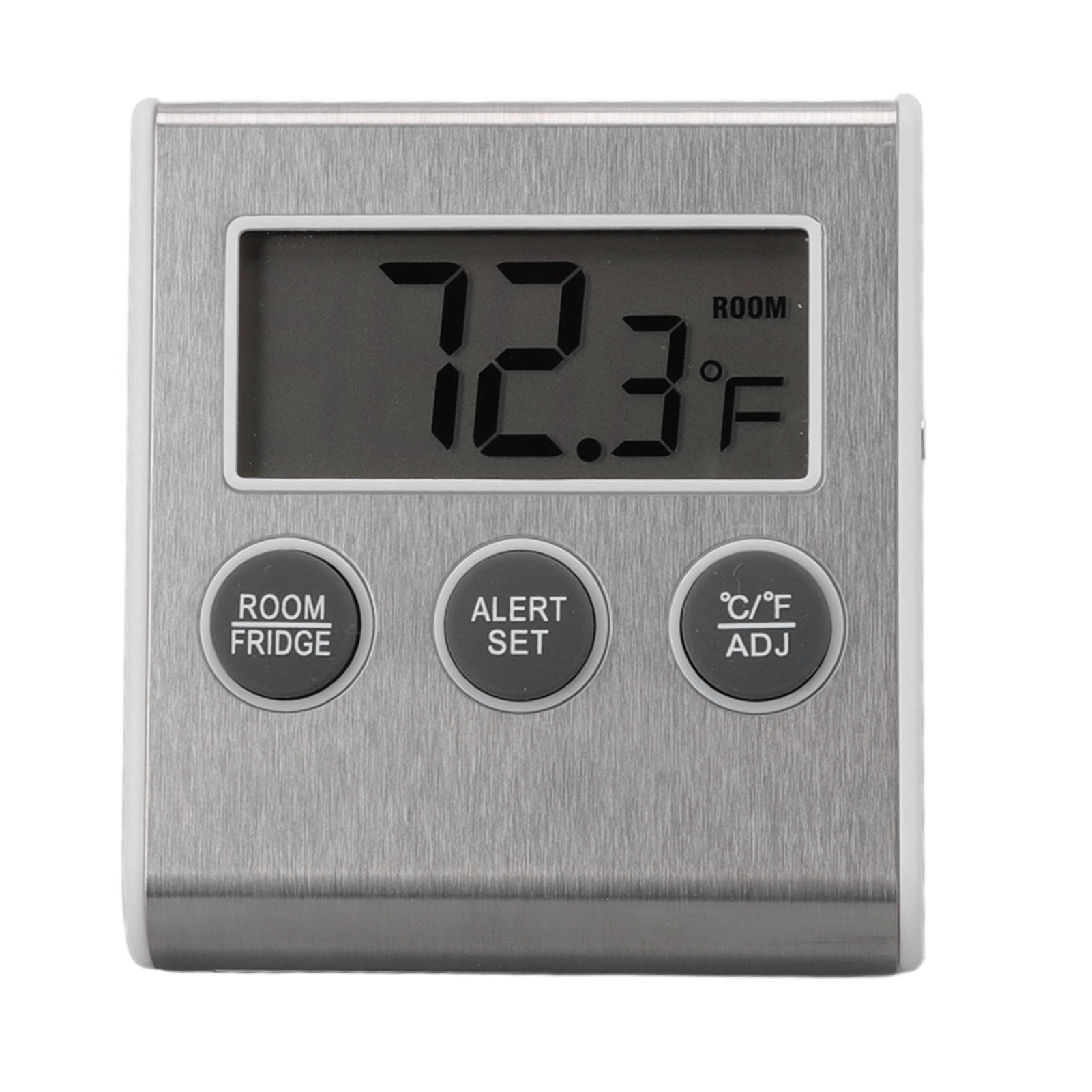 Digitales Kühlschrankthermometer Mit Alarm Und Speicherfunktion, Kleines Magnetisches Gefrierschrankthermometer, Weiß, Für Laborzwecke