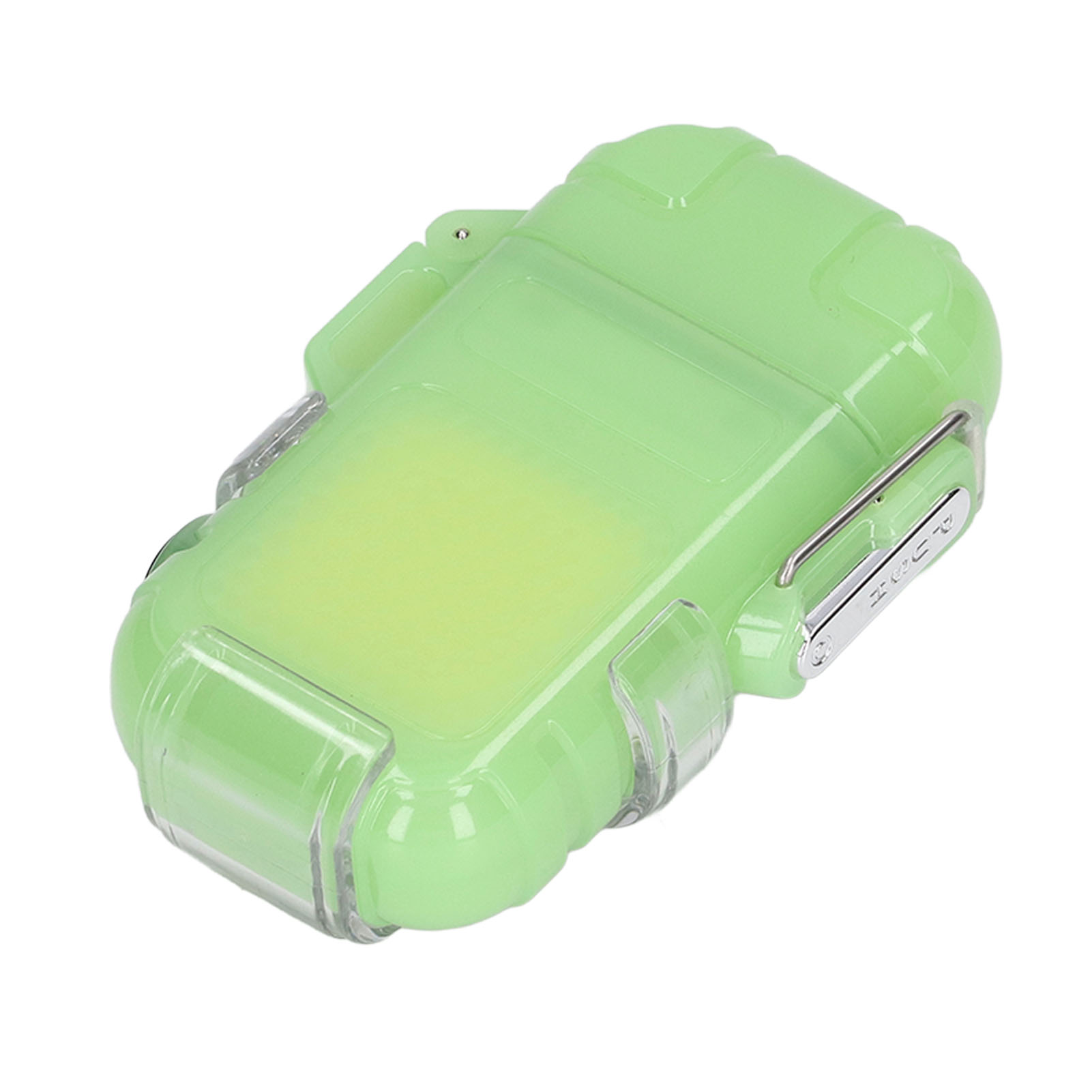 Doppel-plasma-bogenfeuerzeug Ip56 Wasserdicht Windfest Leicht Grün Phosphoreszierend Led Tragbar Multifunktional