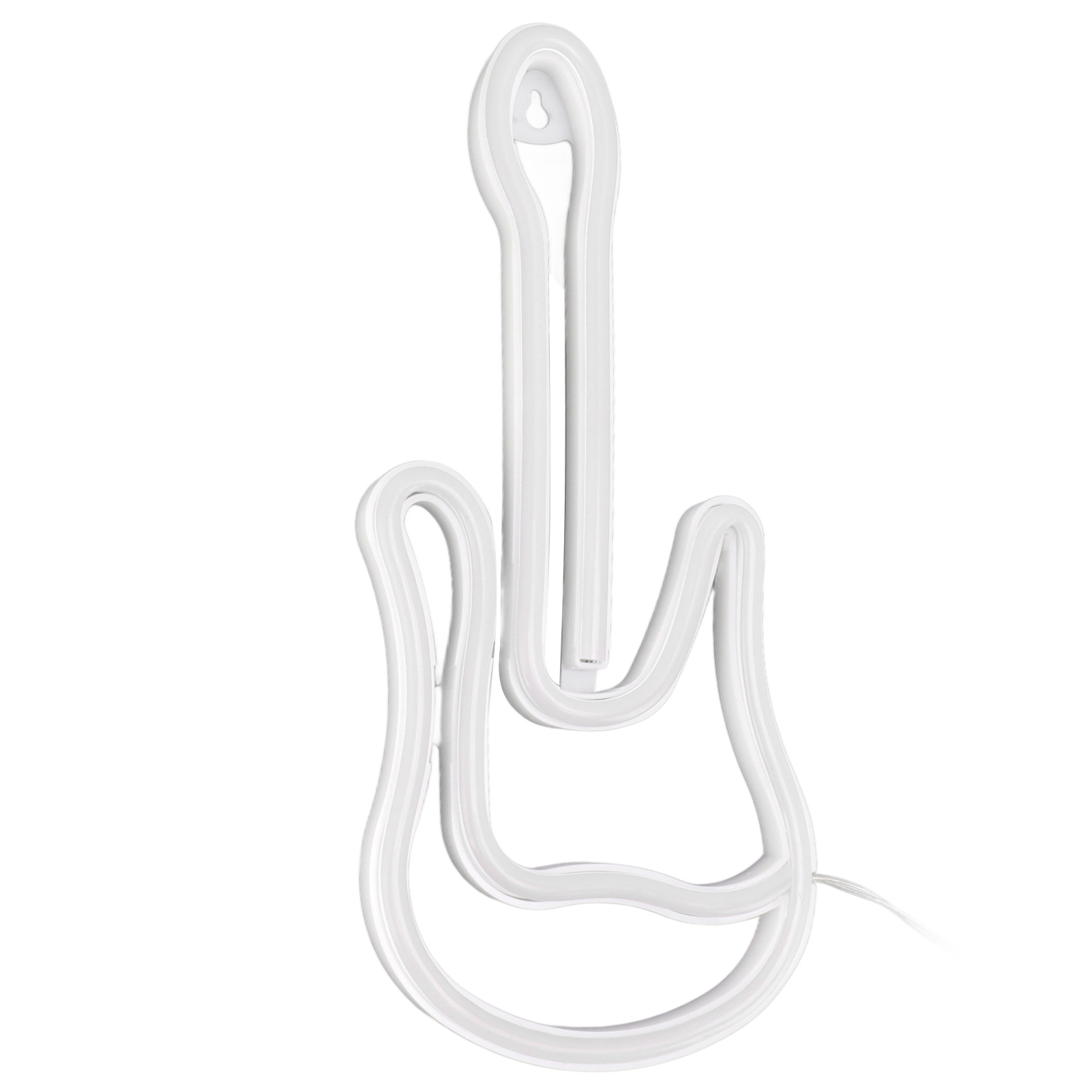 Buntes Gitarren-neonschild, Usb-akku, Vorgebohrt, Led-röhren-wanddekoration Für Bars