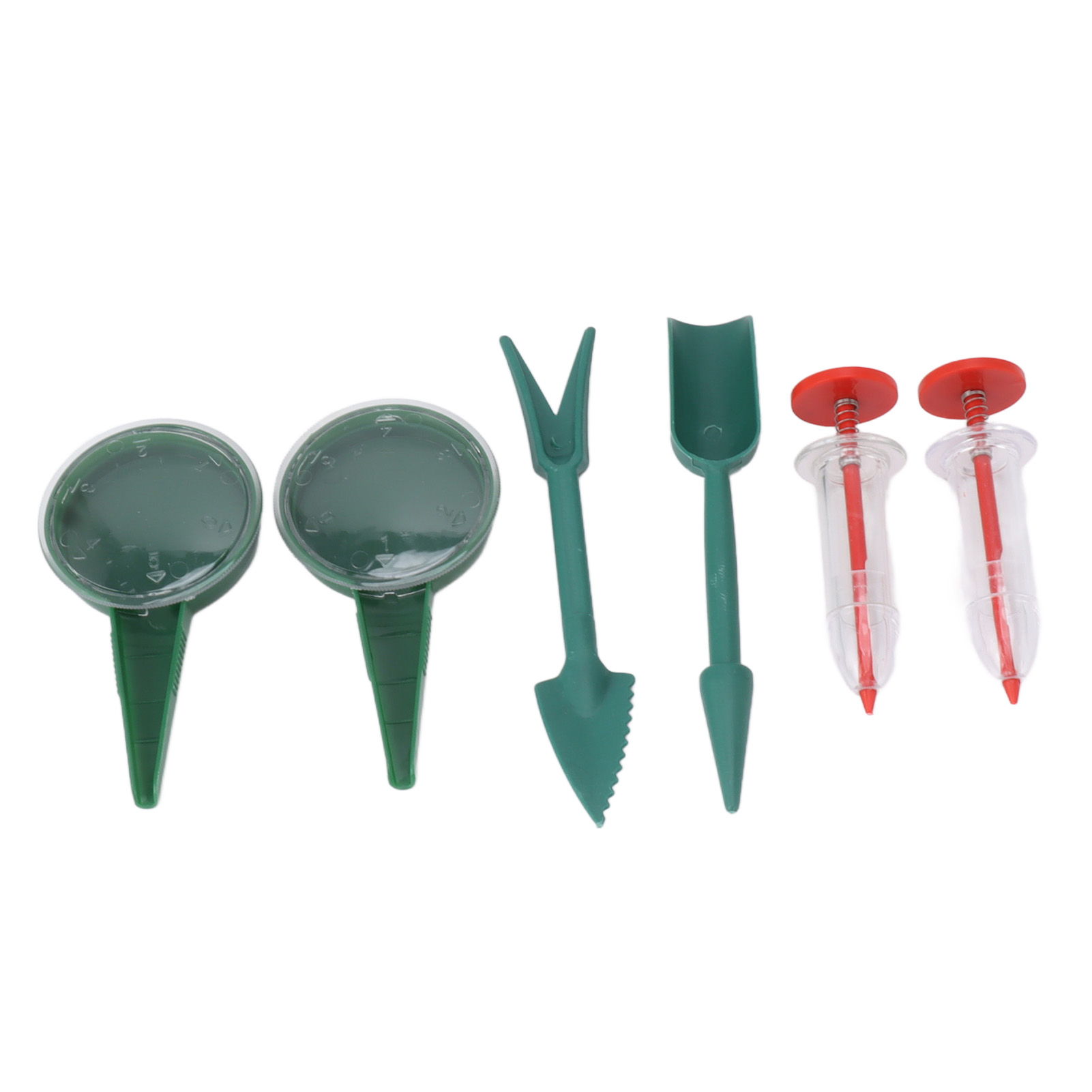 Set Mit 6 Handbetriebenen Mini-sämaschinen Für Präzises Säen – Saatgutverteilungswerkzeug Für Karotten, Salat, Gras, Spinat