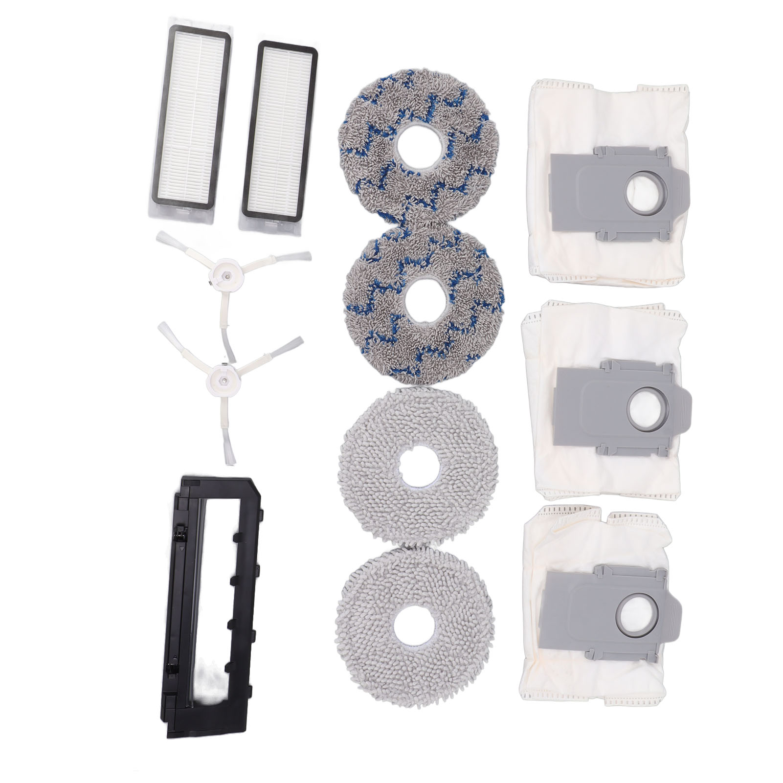 Dreame P10 Roboter-staubsauger-ersatzteilset, Seitenbürsten, Wischmopps, Filter, Wartungsset, Kompatible Ersatzteile, 12-teilig, Regelmäßige Wartung, Optimale Leistung.