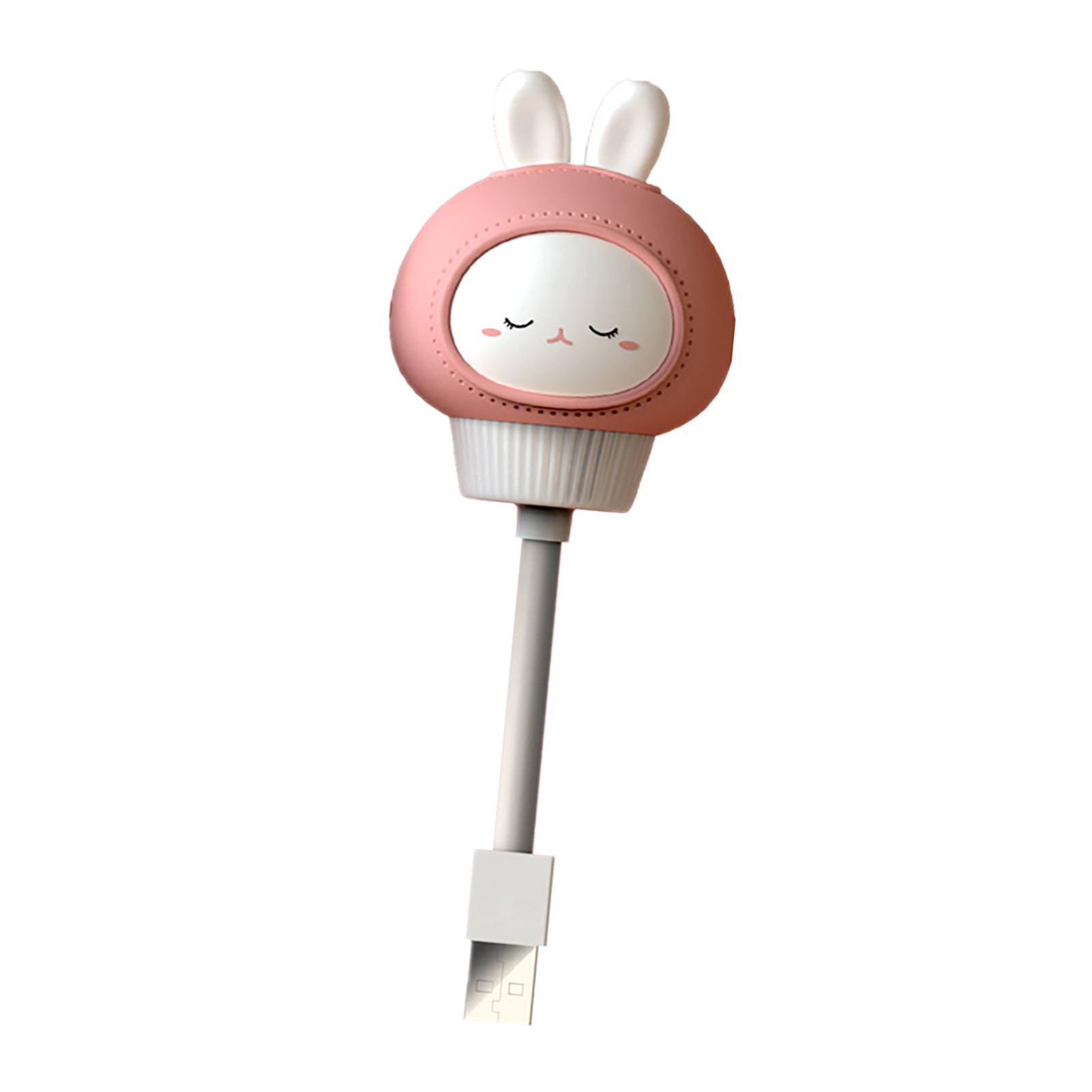 Led-nachtlicht In Hasenform Für Kinder, Niedliches Cartoon-usb-nachtlicht Für Schlafzimmer Und Badezimmer, Tierdekoration, Sanftes Licht, Ideales Babygeschenk.